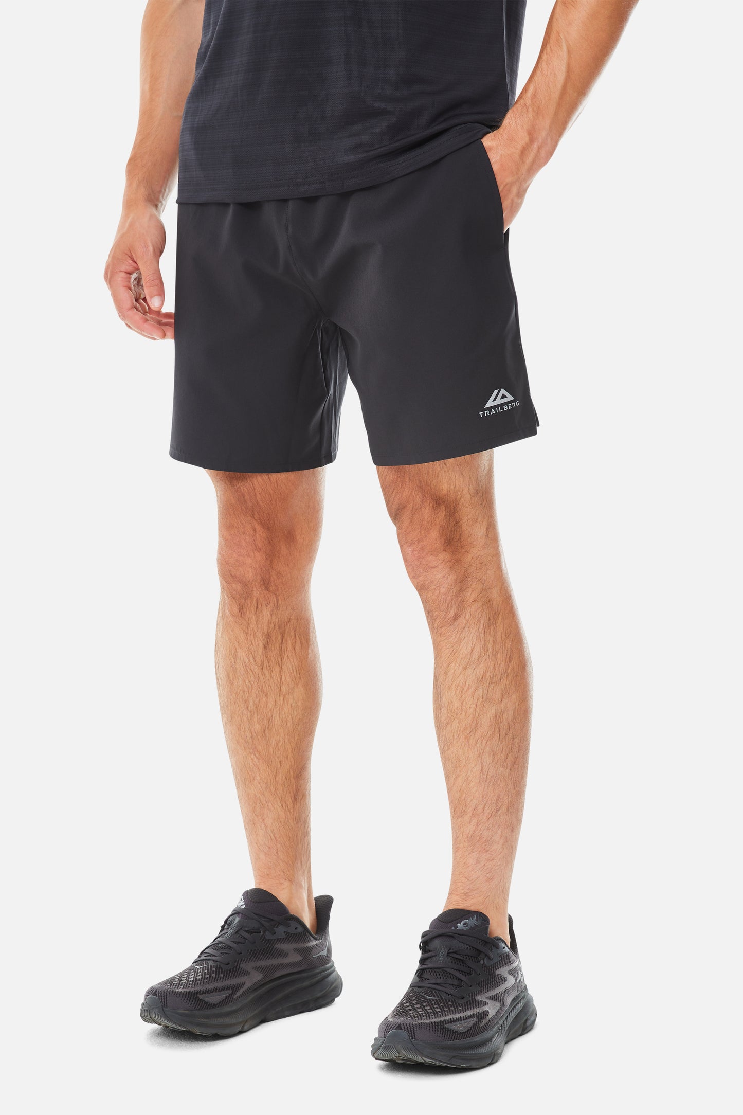 Trailberg AW25 Cloud Short - Black/ Volcano Grey
