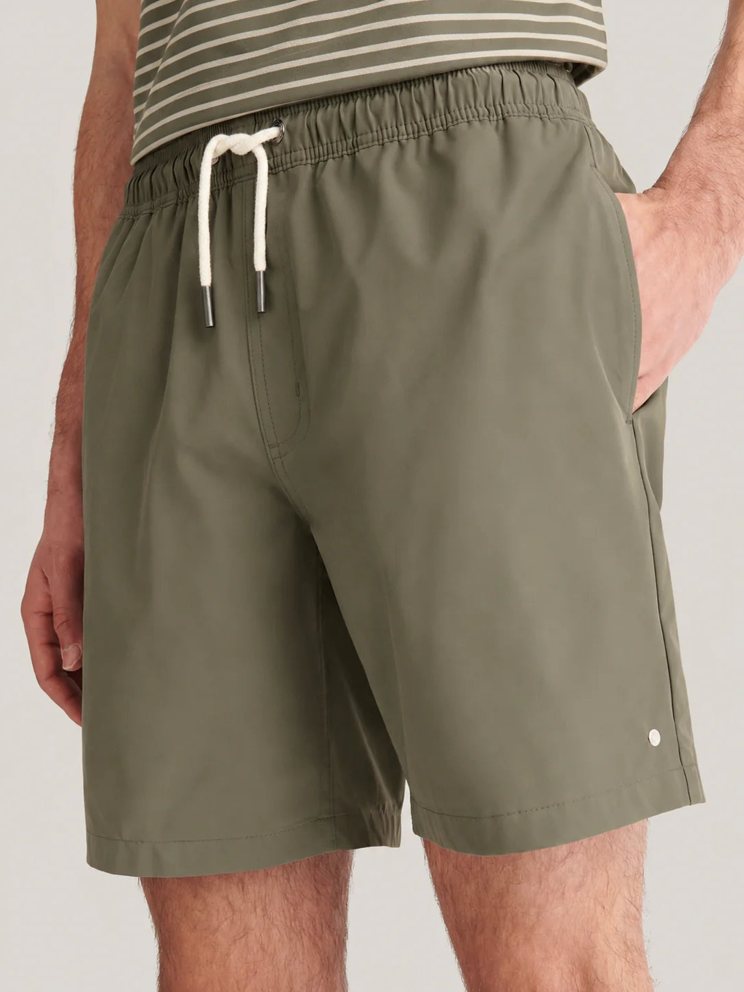 Peckham Rye Drawstring Swim Short - Tea Leaf