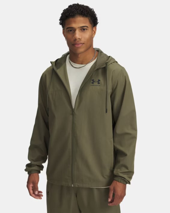 Under Armour Rival Woven Windbreaker - Khaki