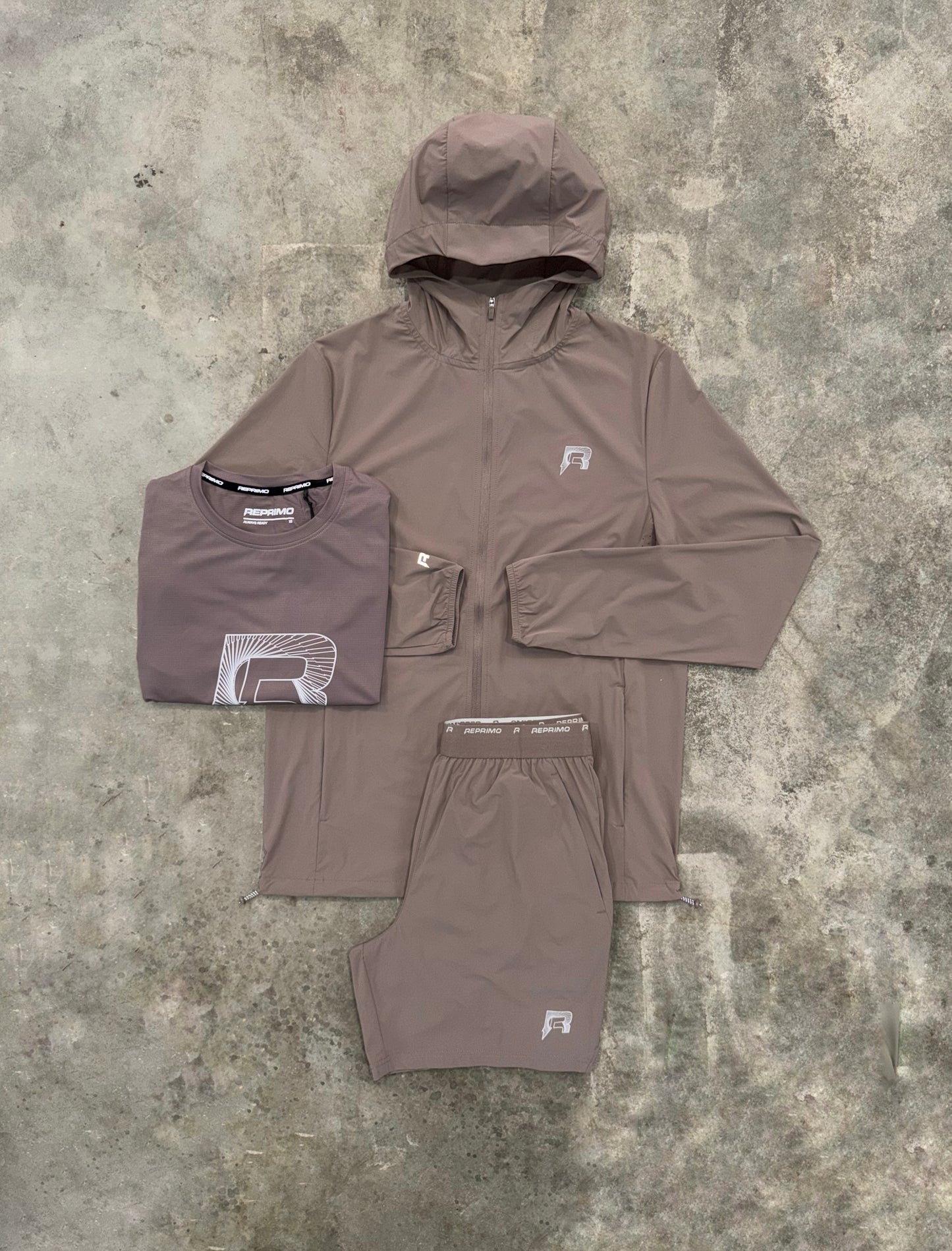 Reprimo Helix Iron 3 Piece Set - Jacket / T Shirt / Short from DripModa