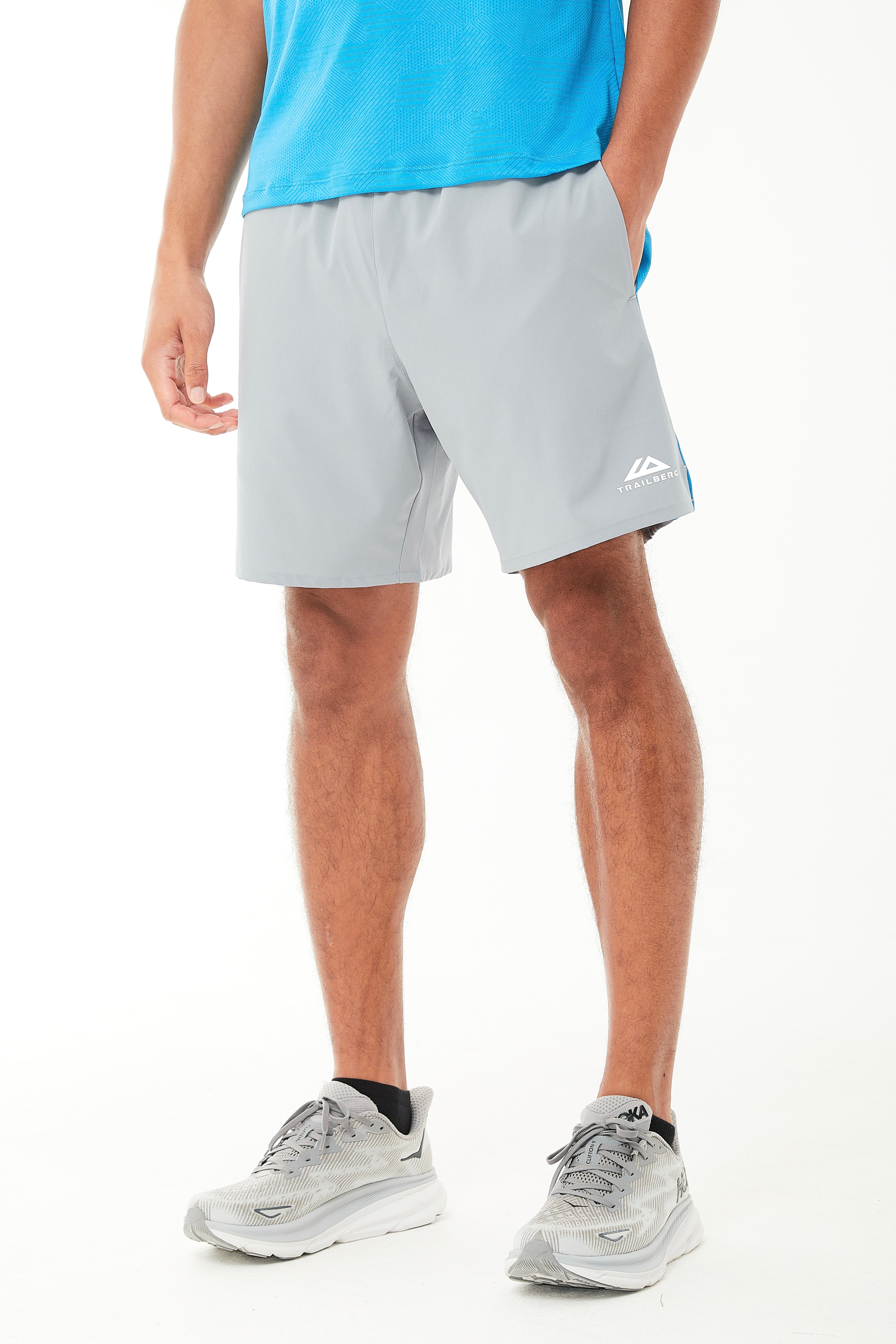 Trailberg Dimension Short - Grey / Atomic Blue
