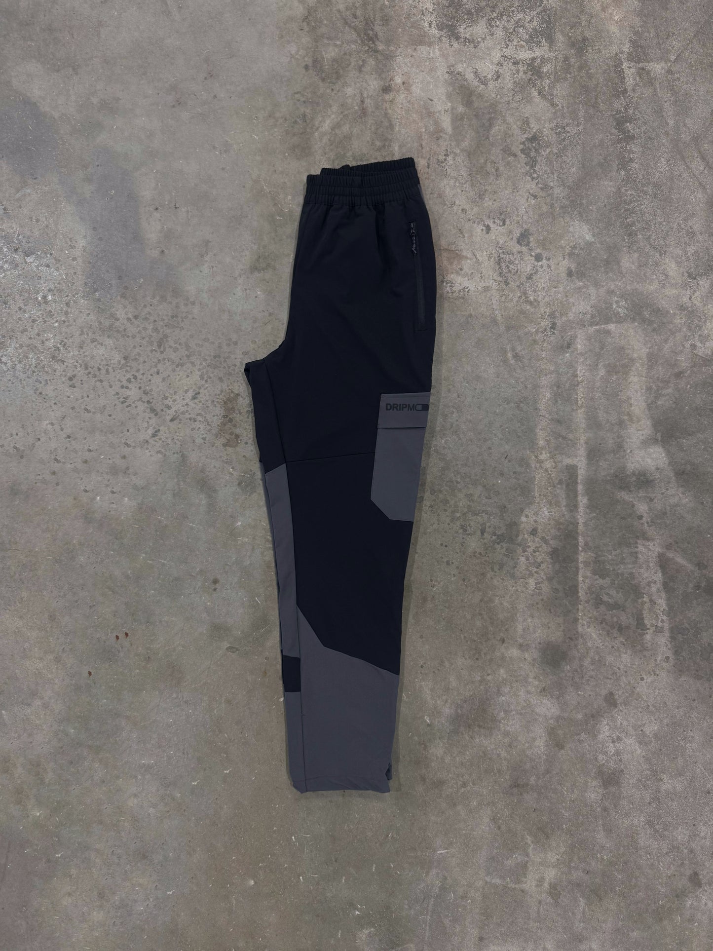DripModa Trail Black Tracksuit - Jacket / Pant