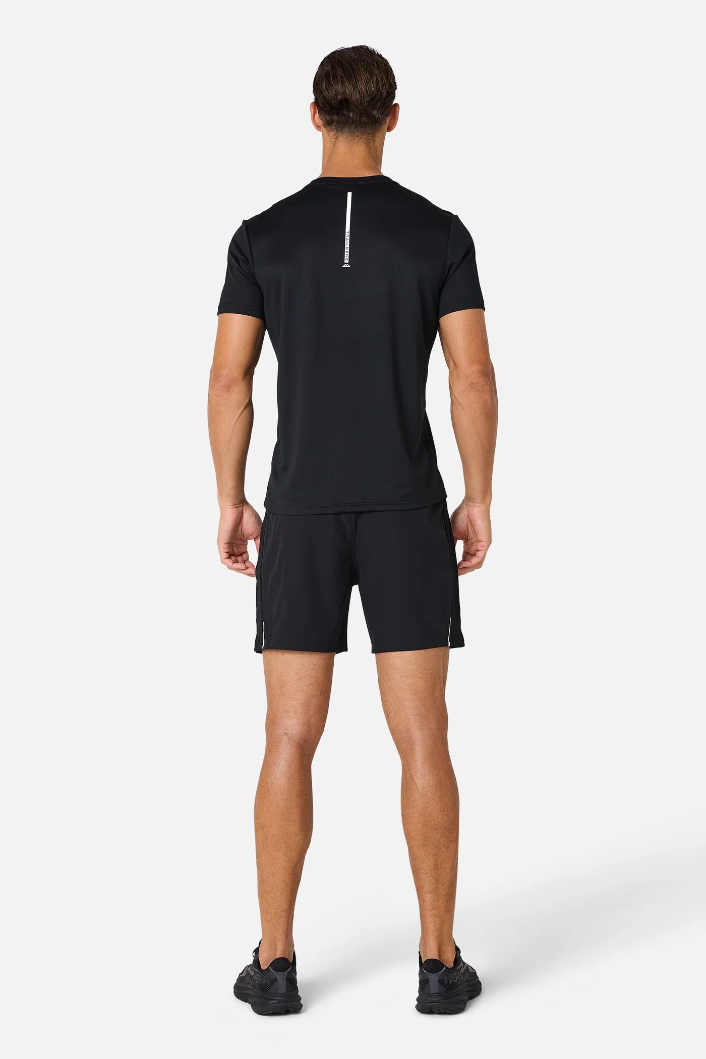 Trailberg Storm Blur Black Set - T Shirt / Short
