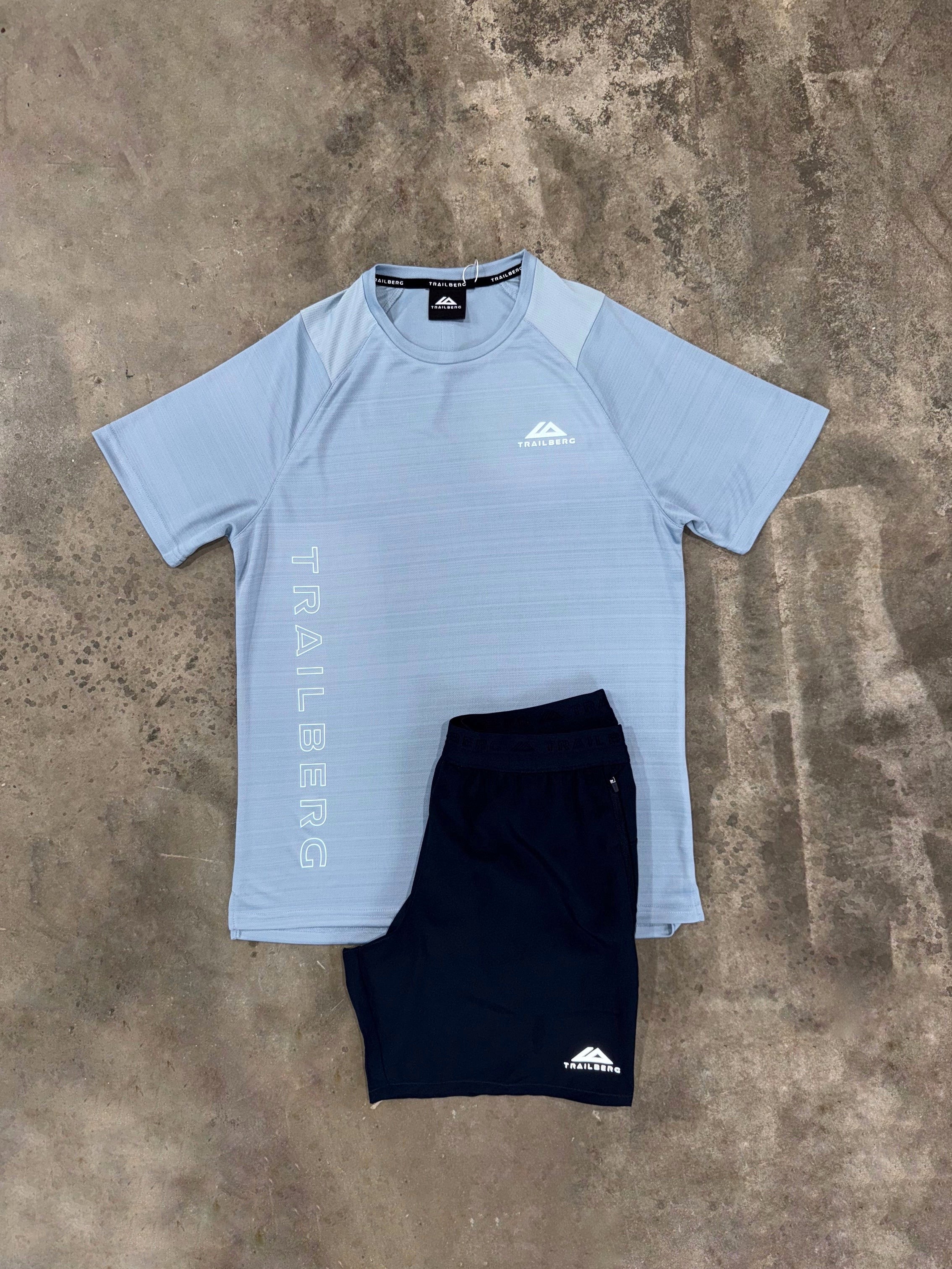 Triathlon Navy / Blue Fog Triathlon Set - T Shirt / Short