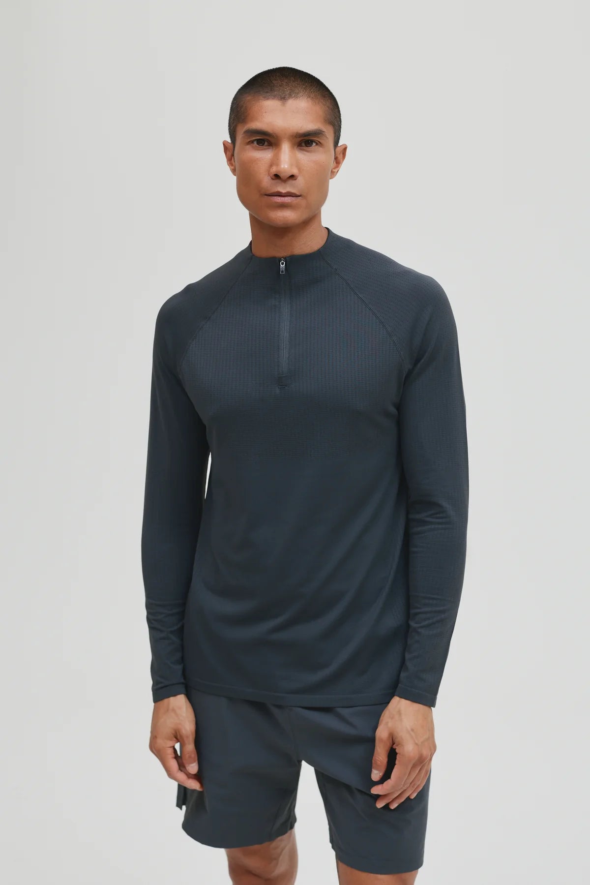 Condition Core Seamless Quarter Zip - Graphite