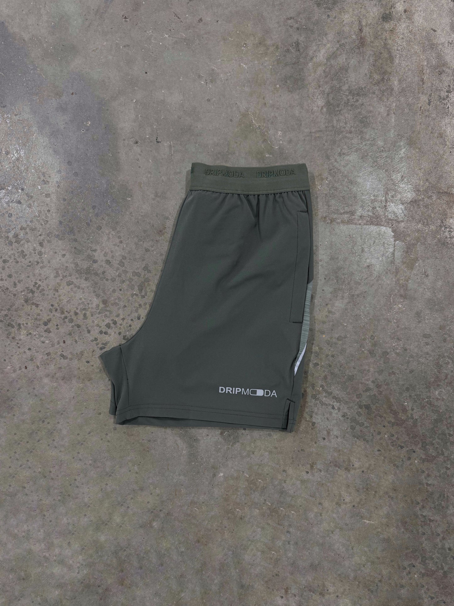 DripModa Panel Short - Agave Green