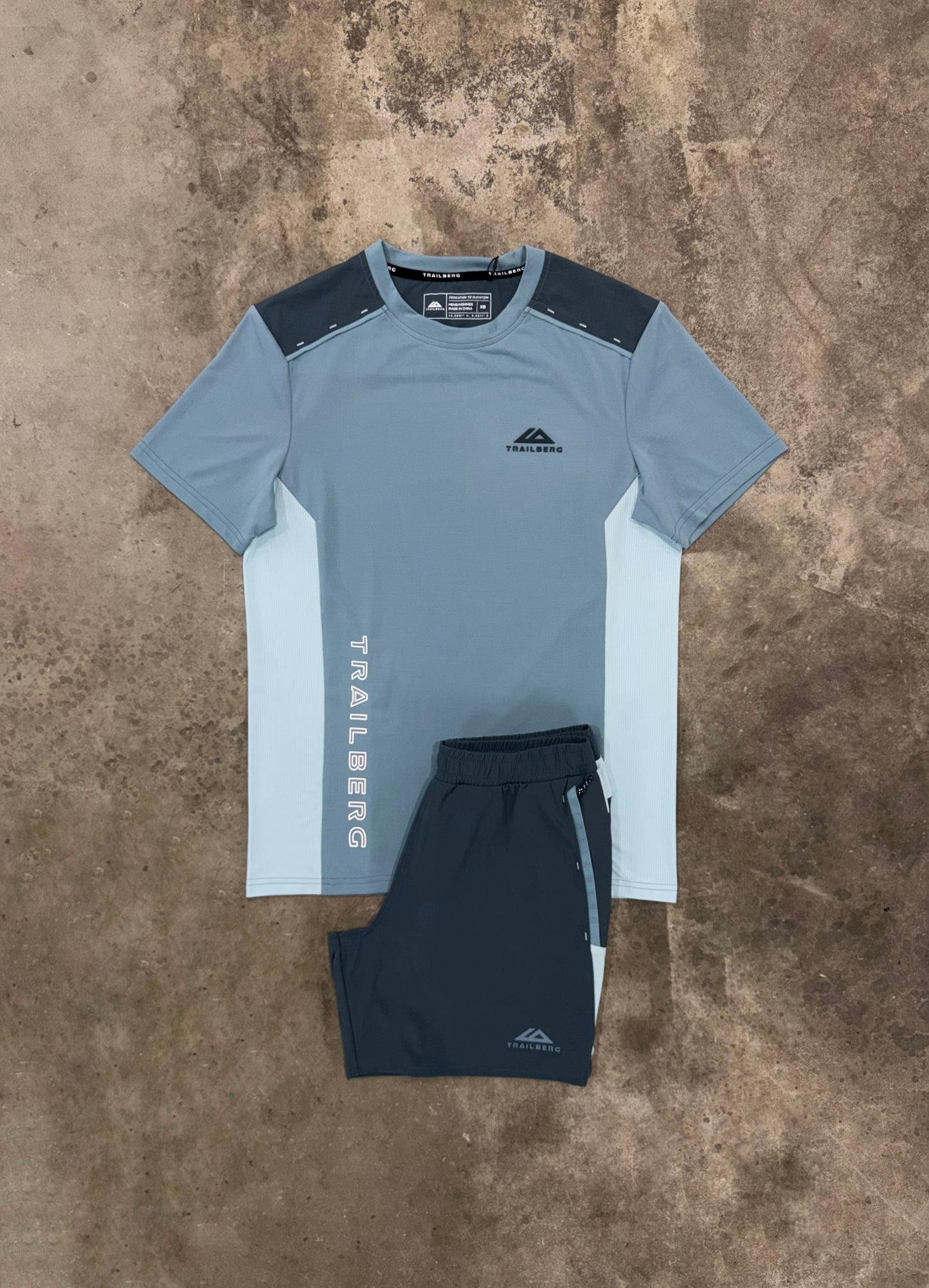Trailberg Triathlon Ultra Slate Set - T Shirt / Short