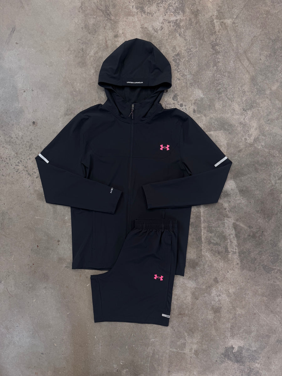 Under Armour Utility Black Pink Set - Jacket / Short