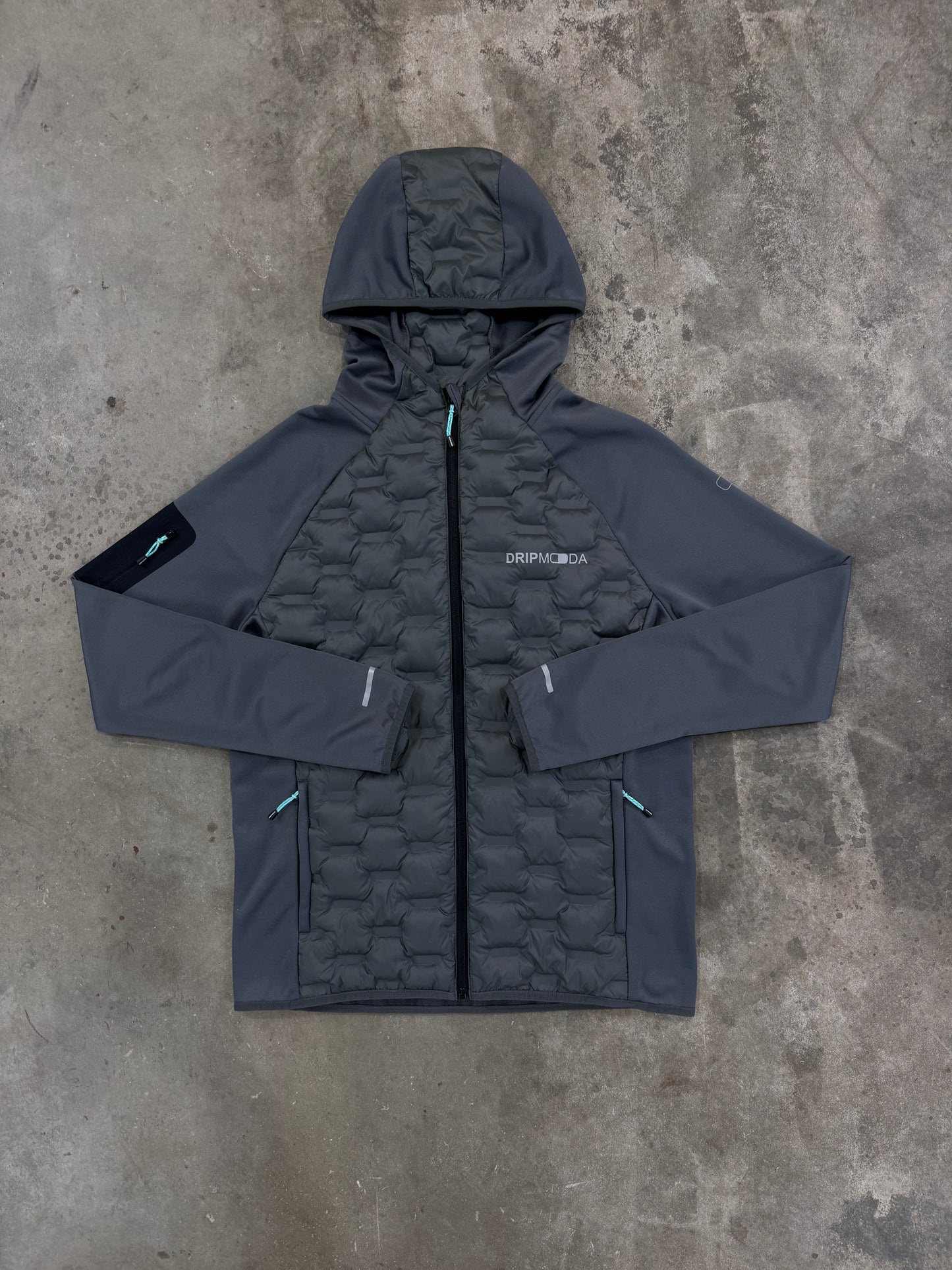 Dripmoda Peak Hybrid Grey Set - Jacket / Pants