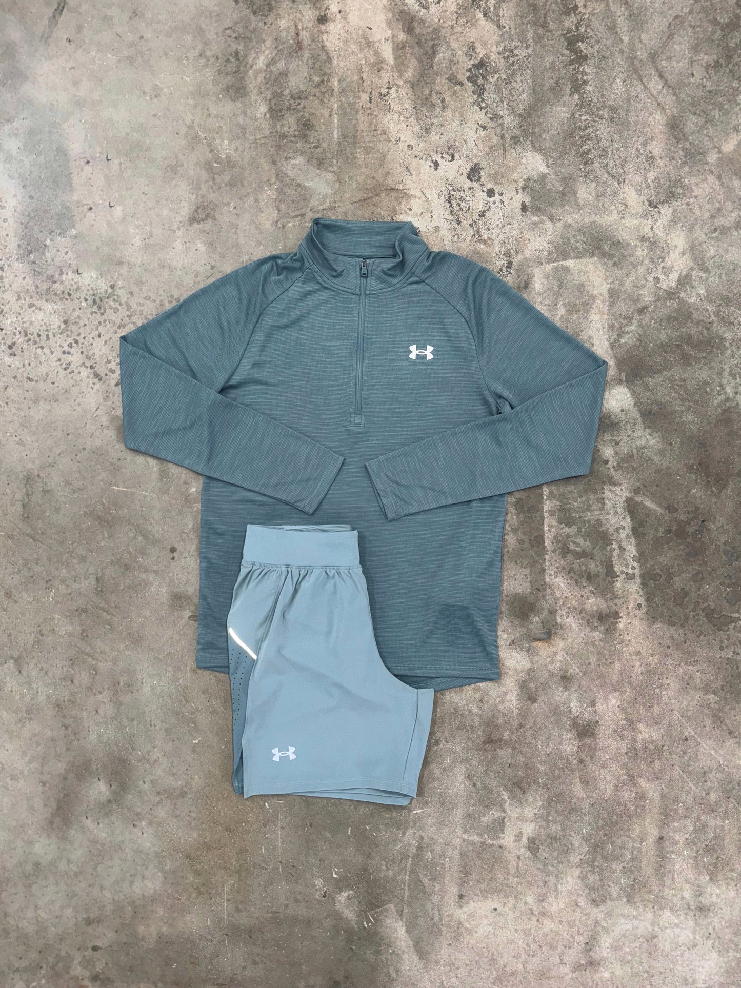 Under Armour Jasper Textured Set - Quarter Zip / Short