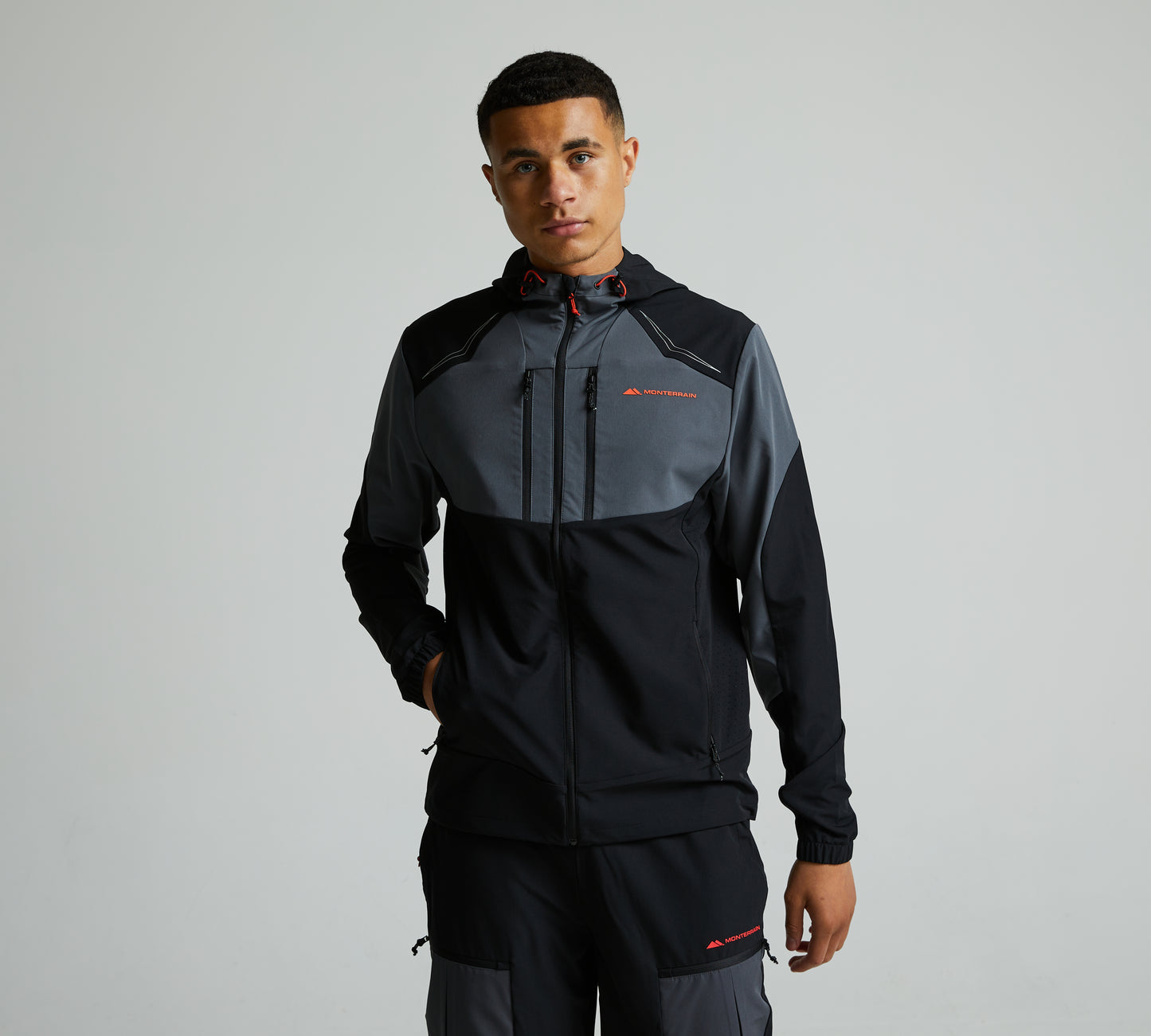 Monterrain Orbit Woven Black 3 Piece Set - Jacket / T Shirt / Pant