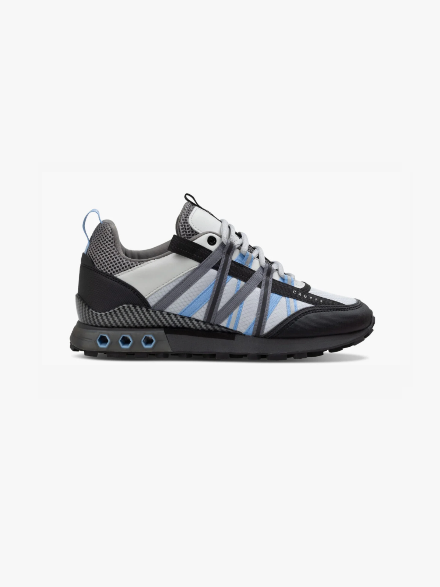 Cruyff Fearia Trainers - Mid Grey / Blue