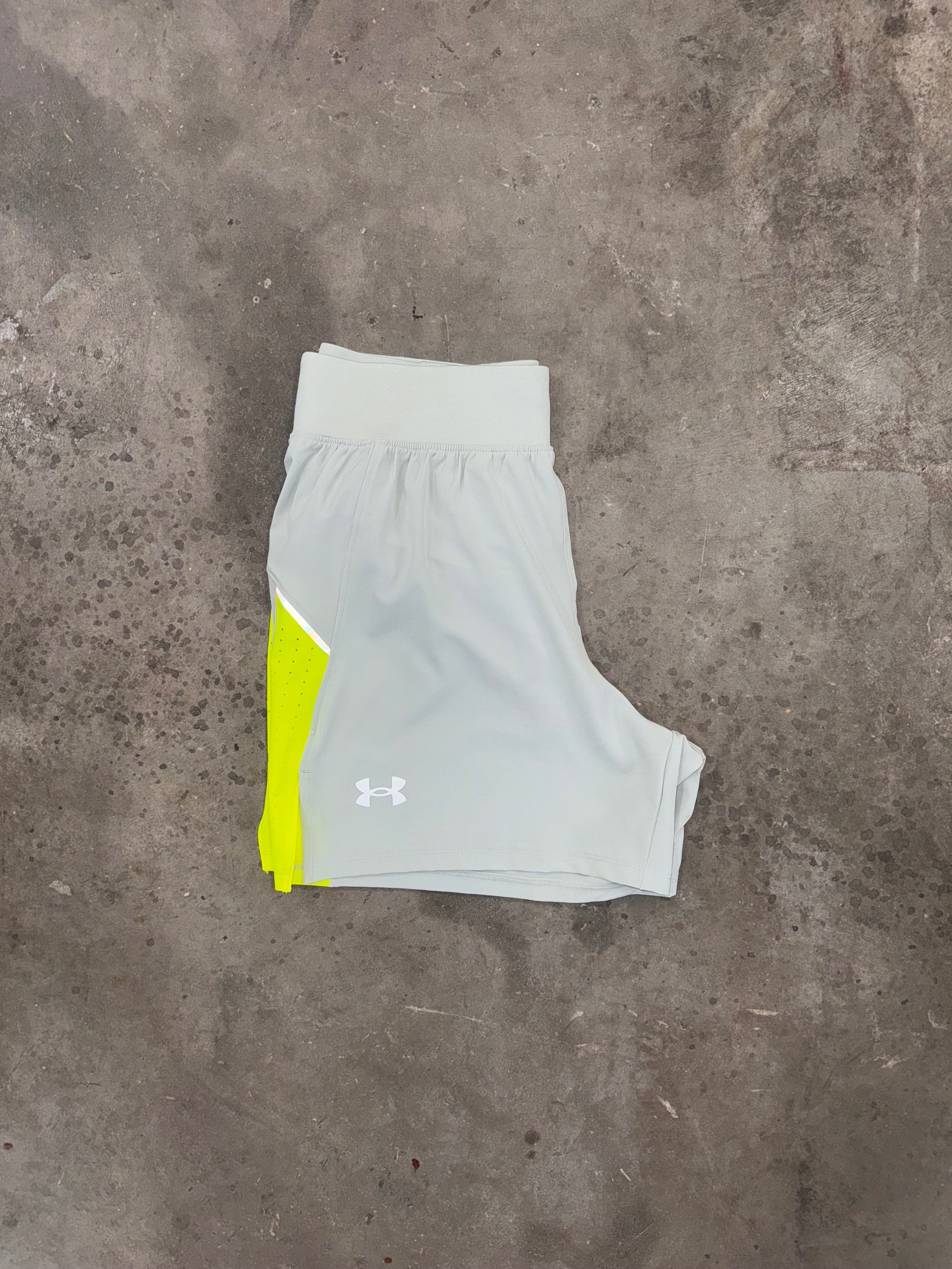 Under Armour Launch Pro Short - Hydro Green / Yellow