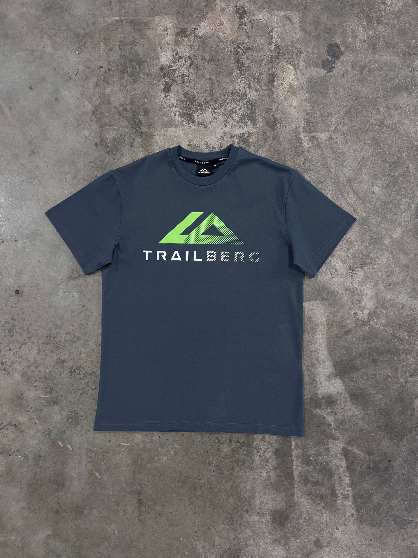 Trailberg Fraction Cotton T Shirt - Storm Grey from DripModa