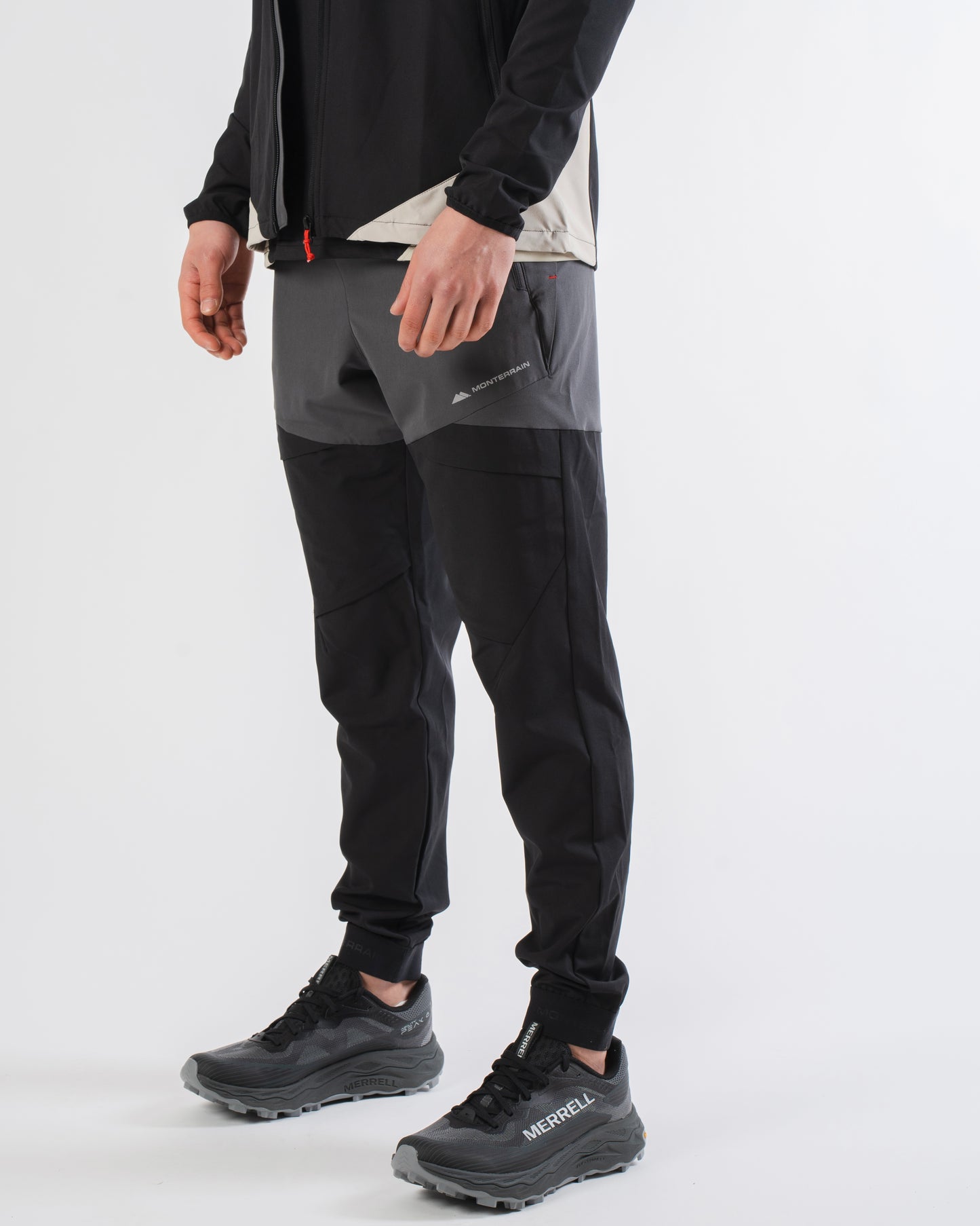 Monterrain Vault Woven Black / Fossil 3 Piece Set - Jacket / T Shirt / Pant