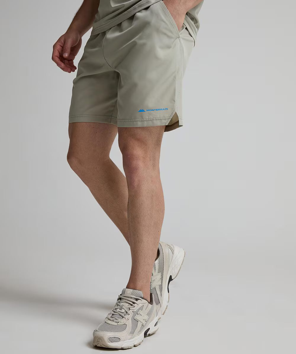 Monterrain Distance Short - Ancient Pewter / Feather Blue from DripModa