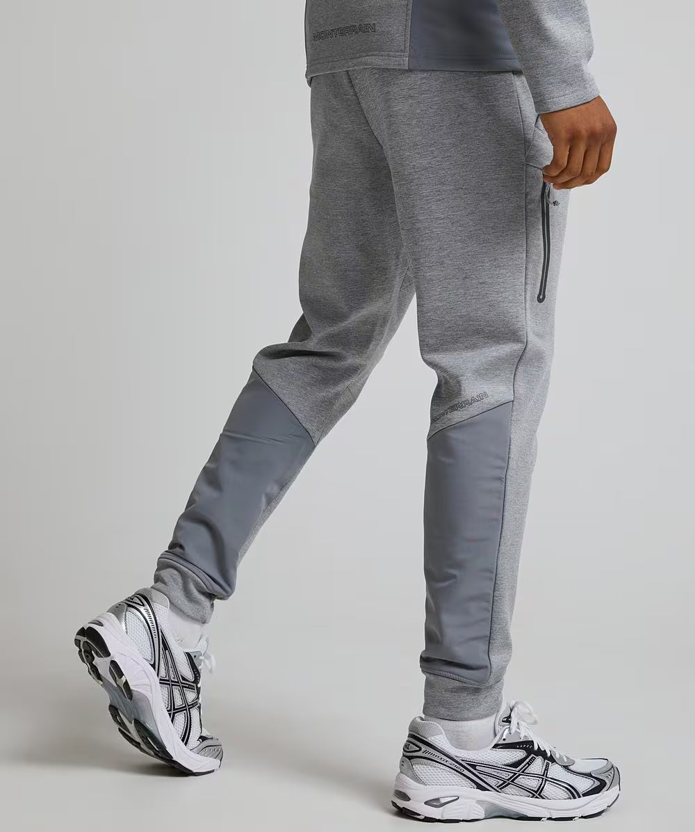 Monterrain Speed Poly 4.0 Grey Fleece Tracksuit - Hoodie / Jogger