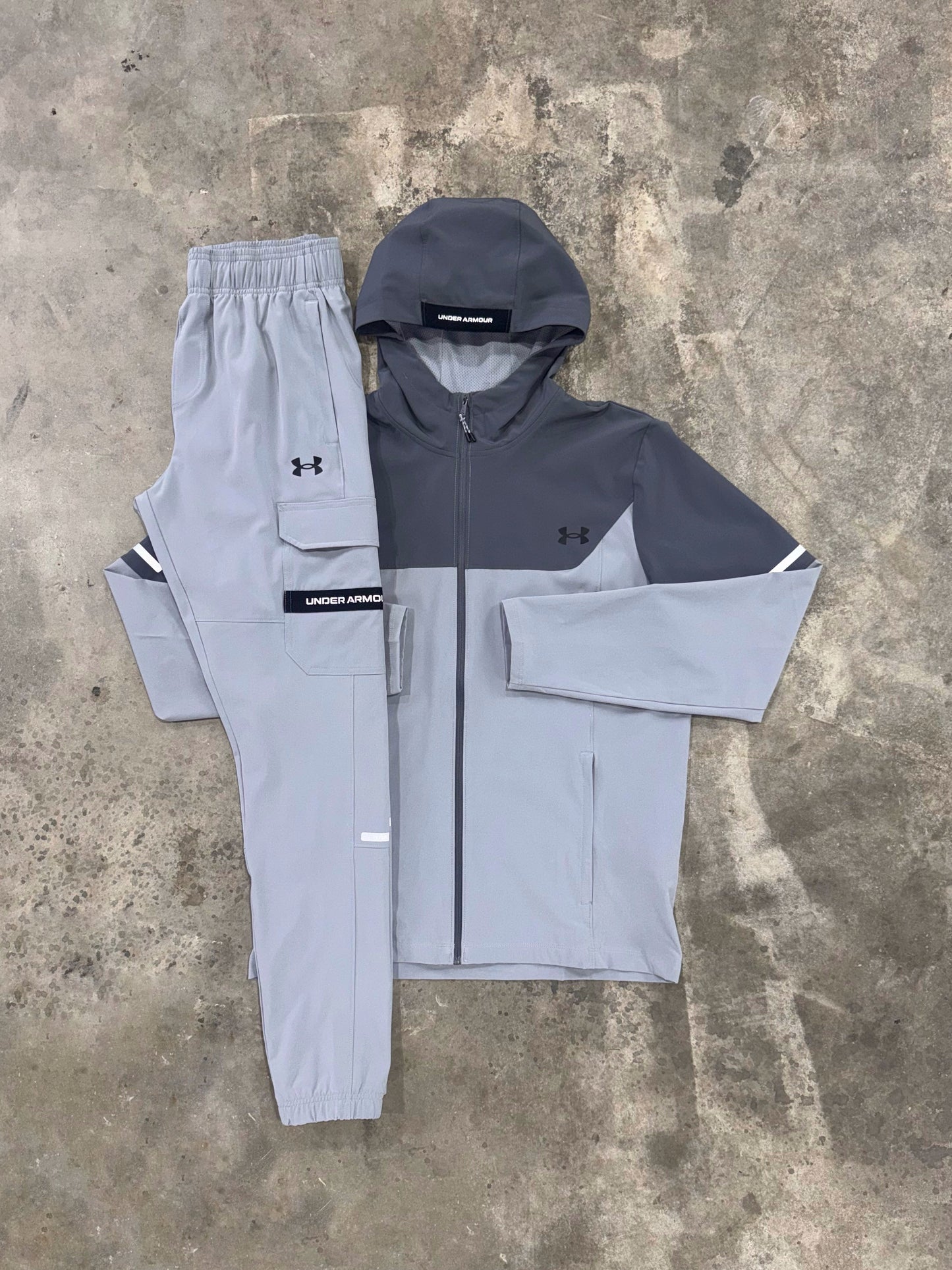 Under Armour Utility Light Grey Tracksuit - Jacket / Pant