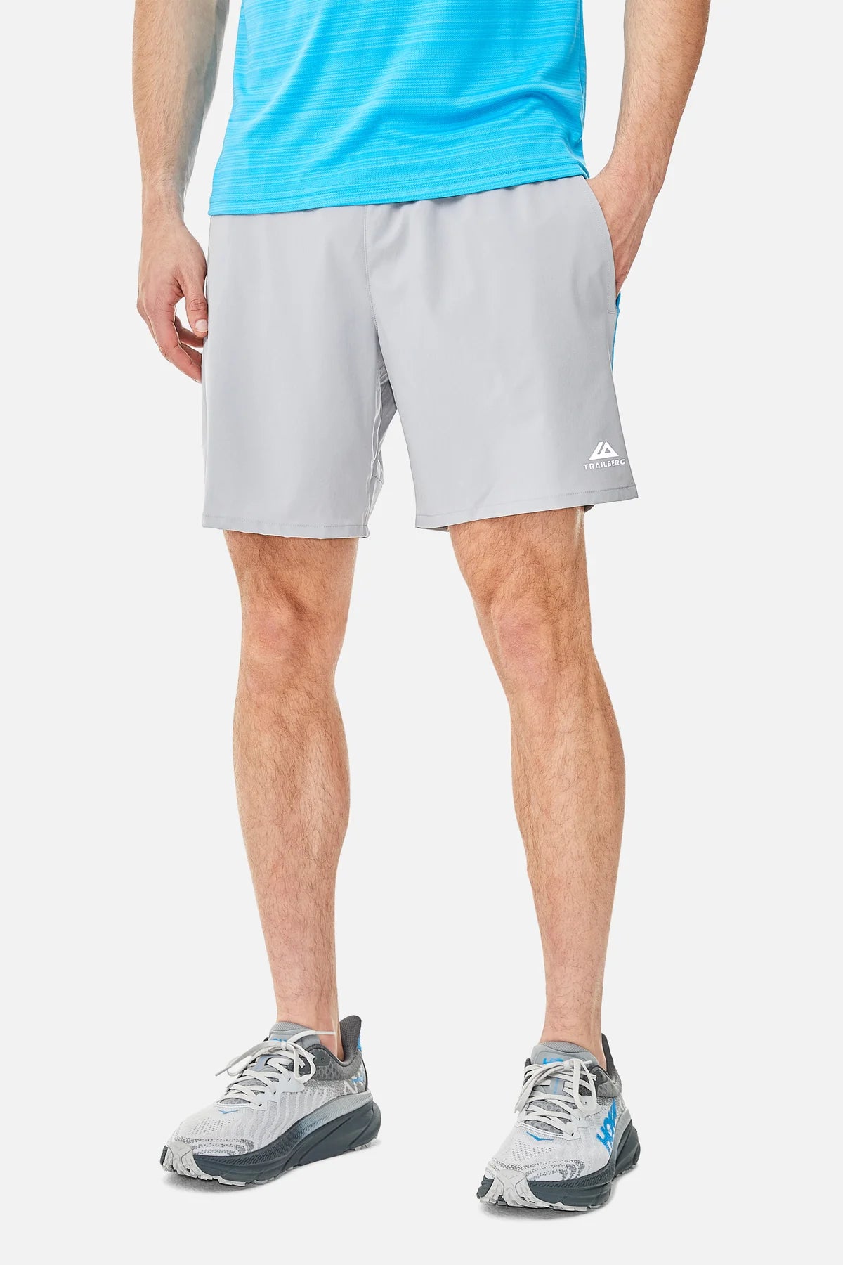 Trailberg Cloud SS25 Short - Grey / Atomic Blue
