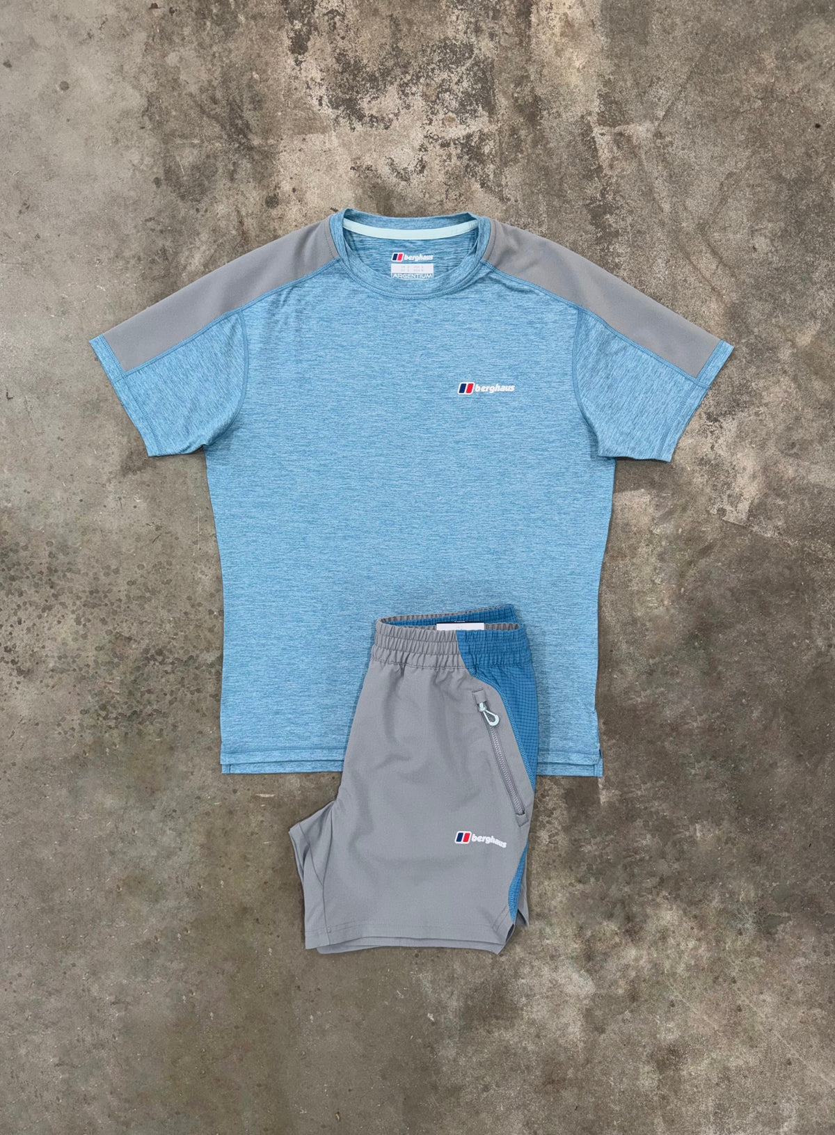 Berghaus Farndale Blue Polar Set - T Shirt / Short
