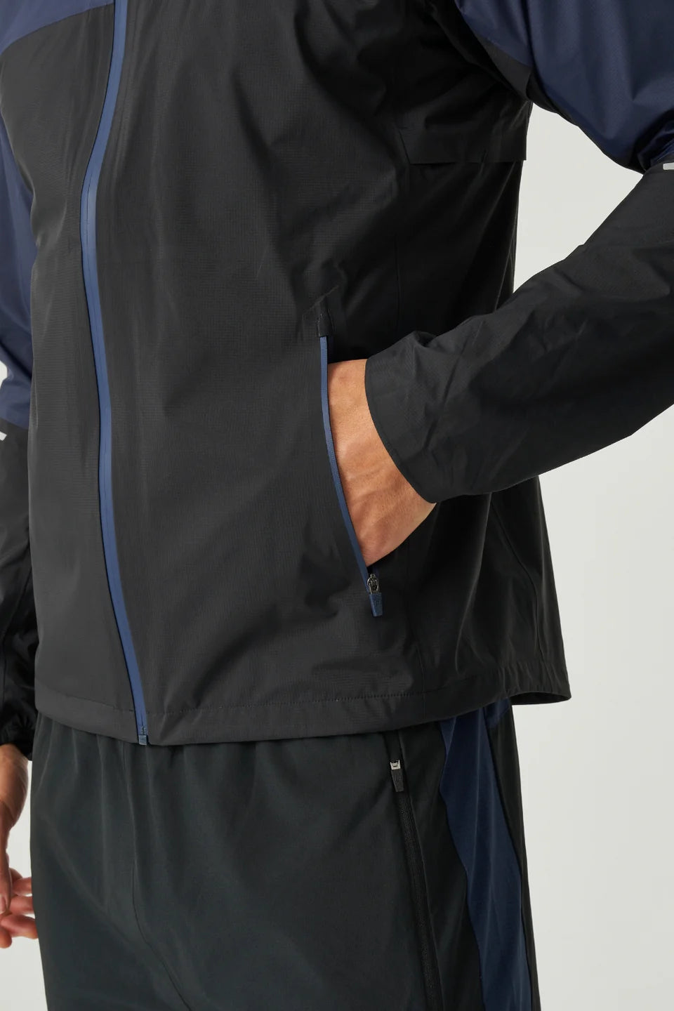 Reprimo Nova Black / Navy Tracksuit - Jacket / Pant