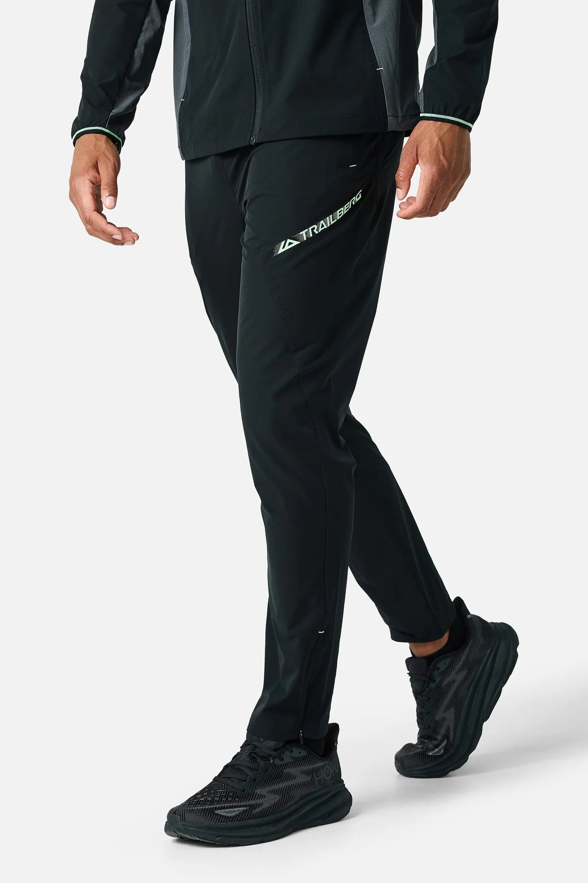 Trailberg Pulsewave Pant - Black / Inkwell Shadow/ Mint Green from DripModa