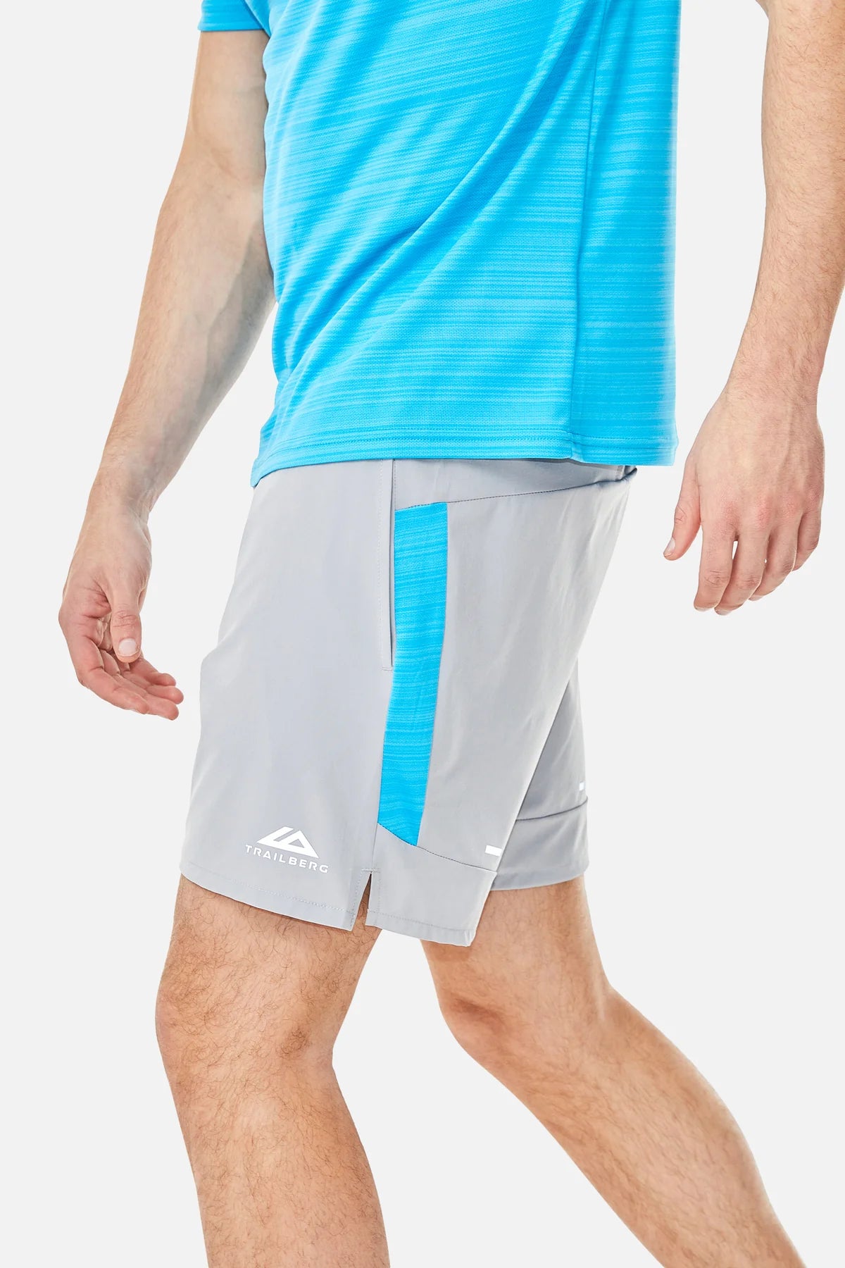 Trailberg Cloud SS25 Short - Grey / Atomic Blue