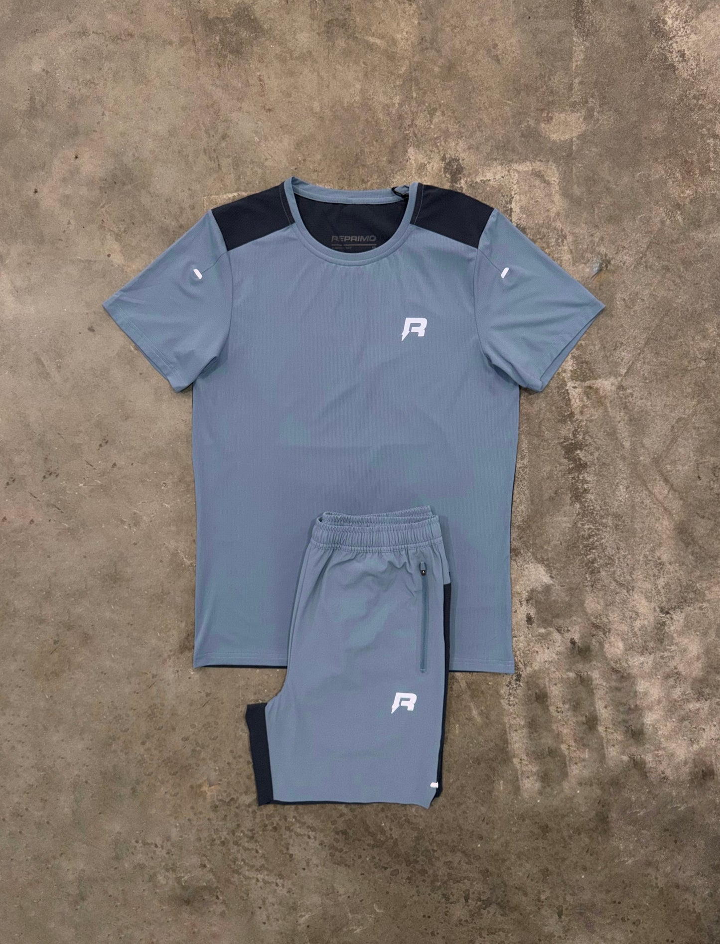 Reprimo Clima Dusty Blue Set - T Shirt / Short from DripModa