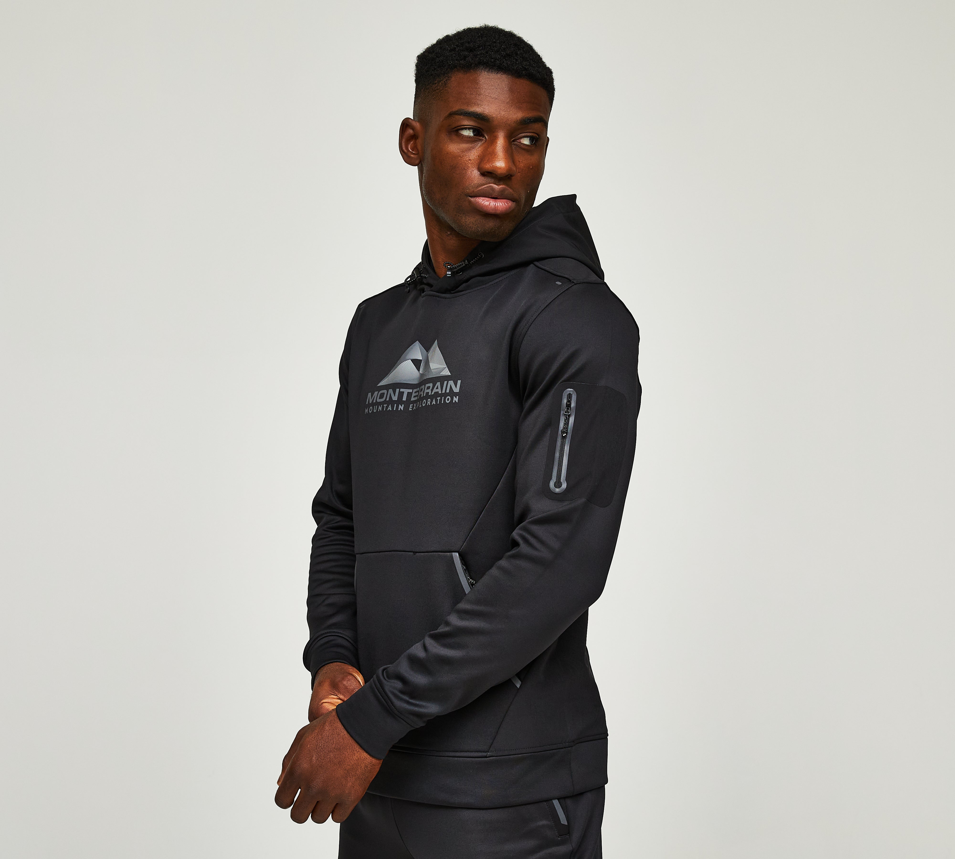 Monterrain Speed 2.0 Poly Fleece Hoodie - Black