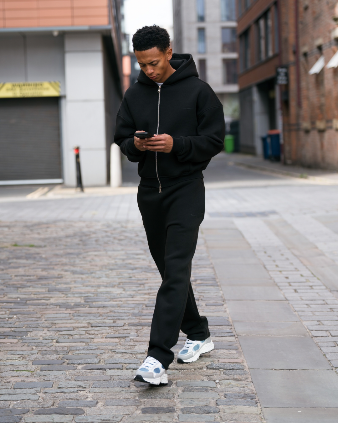 William Giles Black Zip Tracksuit - Zip Hoodie / Jogger from DripModa