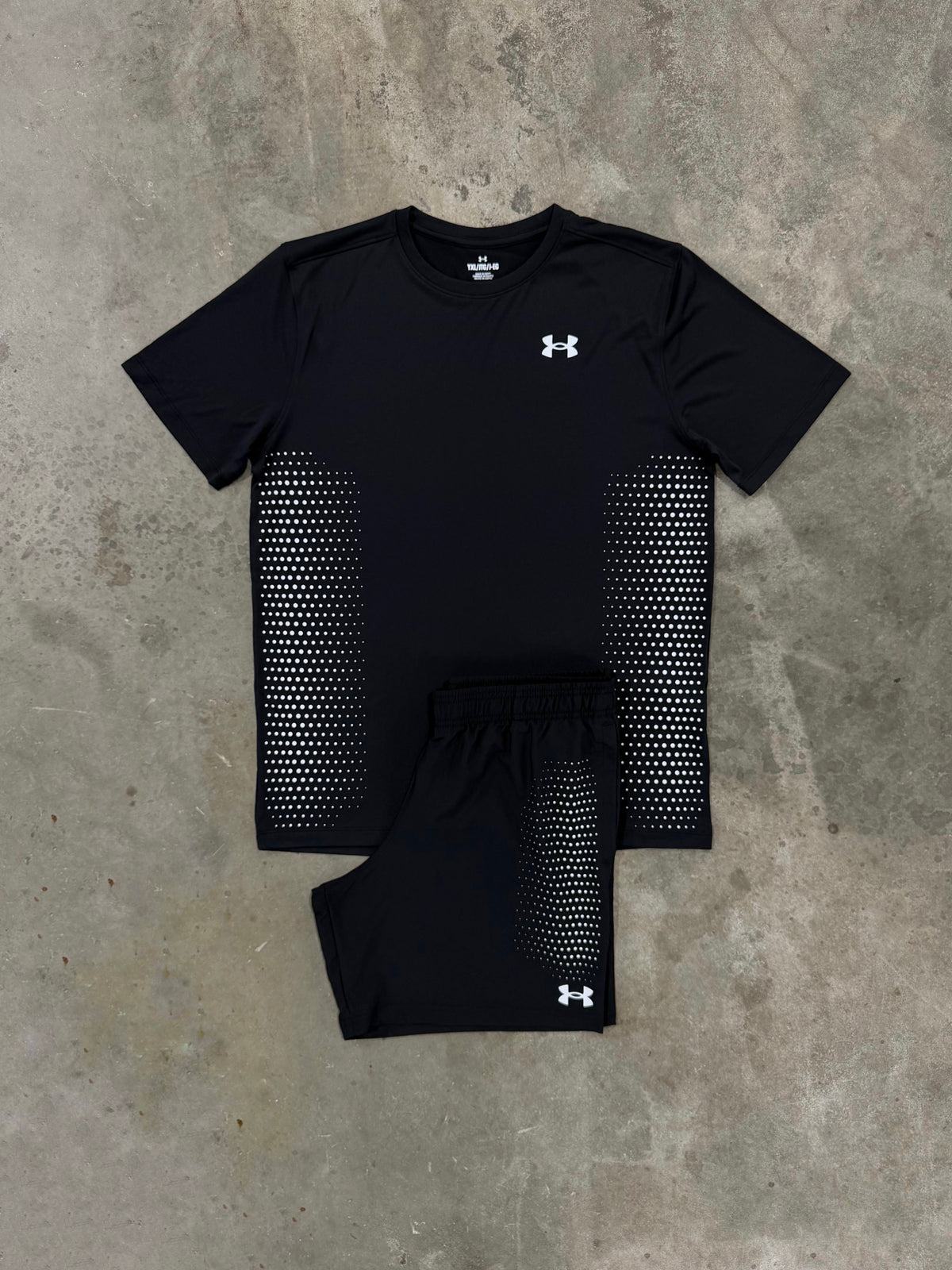 Under Armour Junior Tech Play Black Set - T Shirt / Short