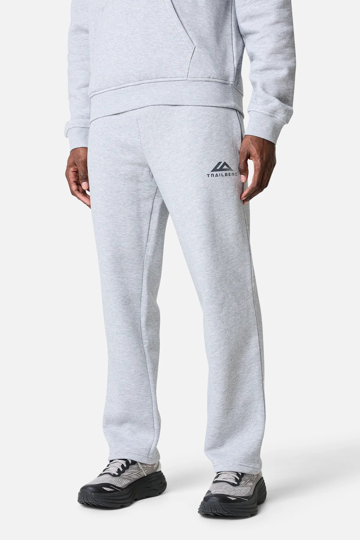 Trailberg Fraction Straight Leg Jogger - Marl Grey