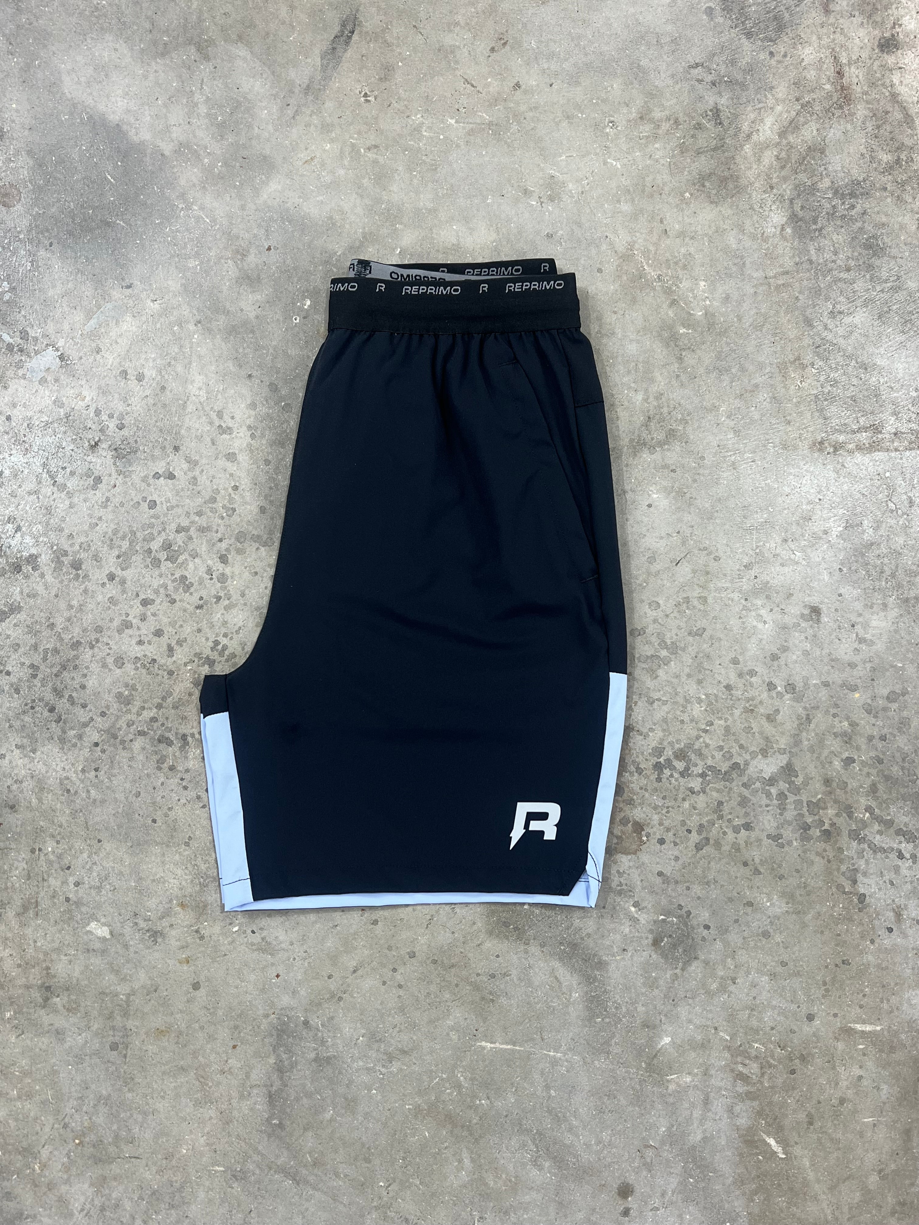 Reprimo Flight Short - Black / Dusky Sky