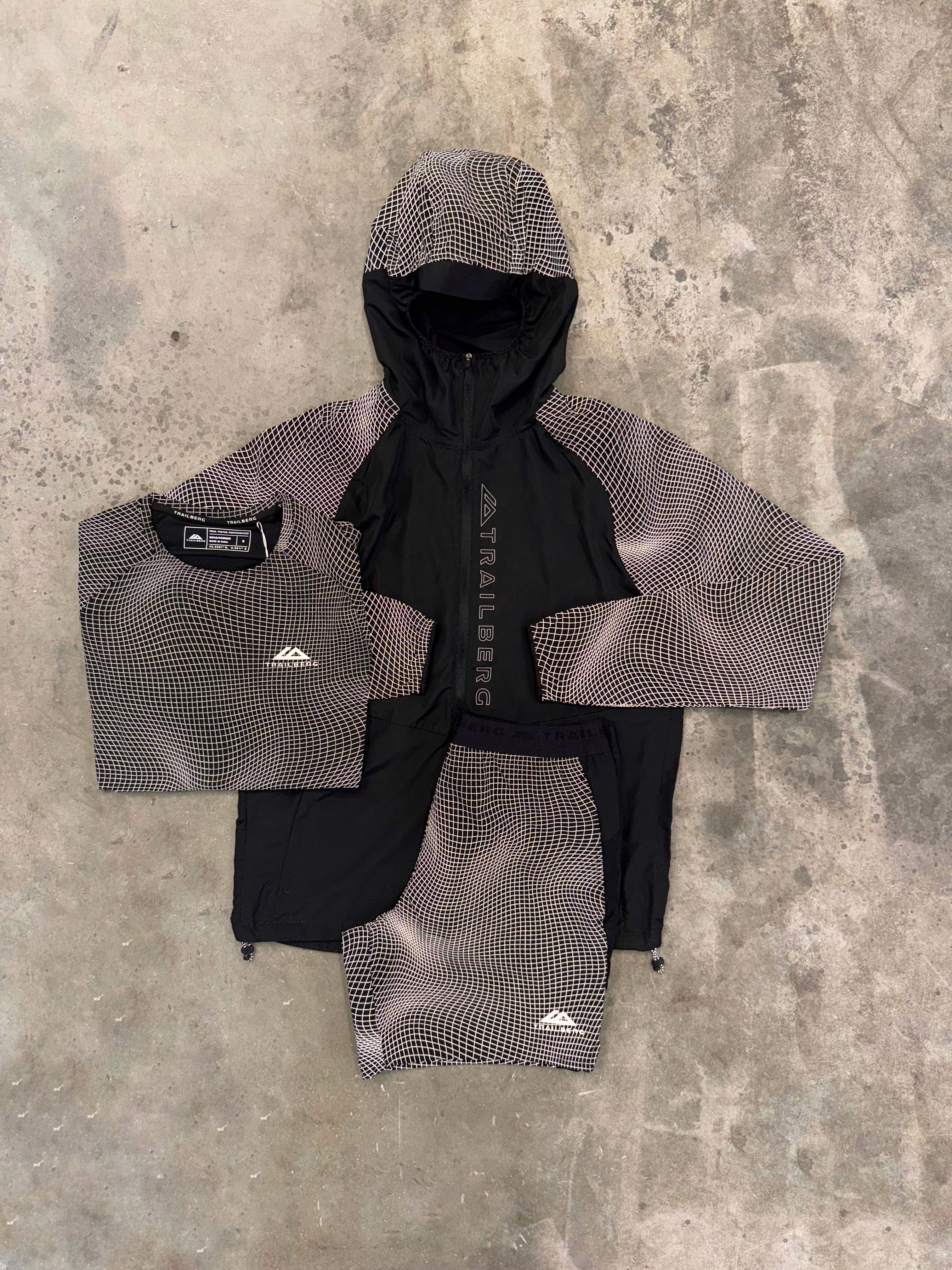 Trailberg Aspect Black 3 Piece Set - Jacket / T Shirt / Short