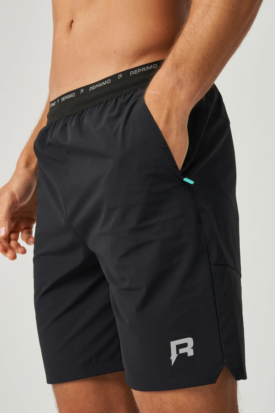 Reprimo Flight Short - Black / Cyan
