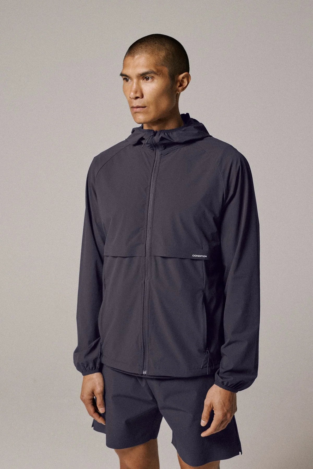 Condition Everyday Nylon Windbreaker - Midnight