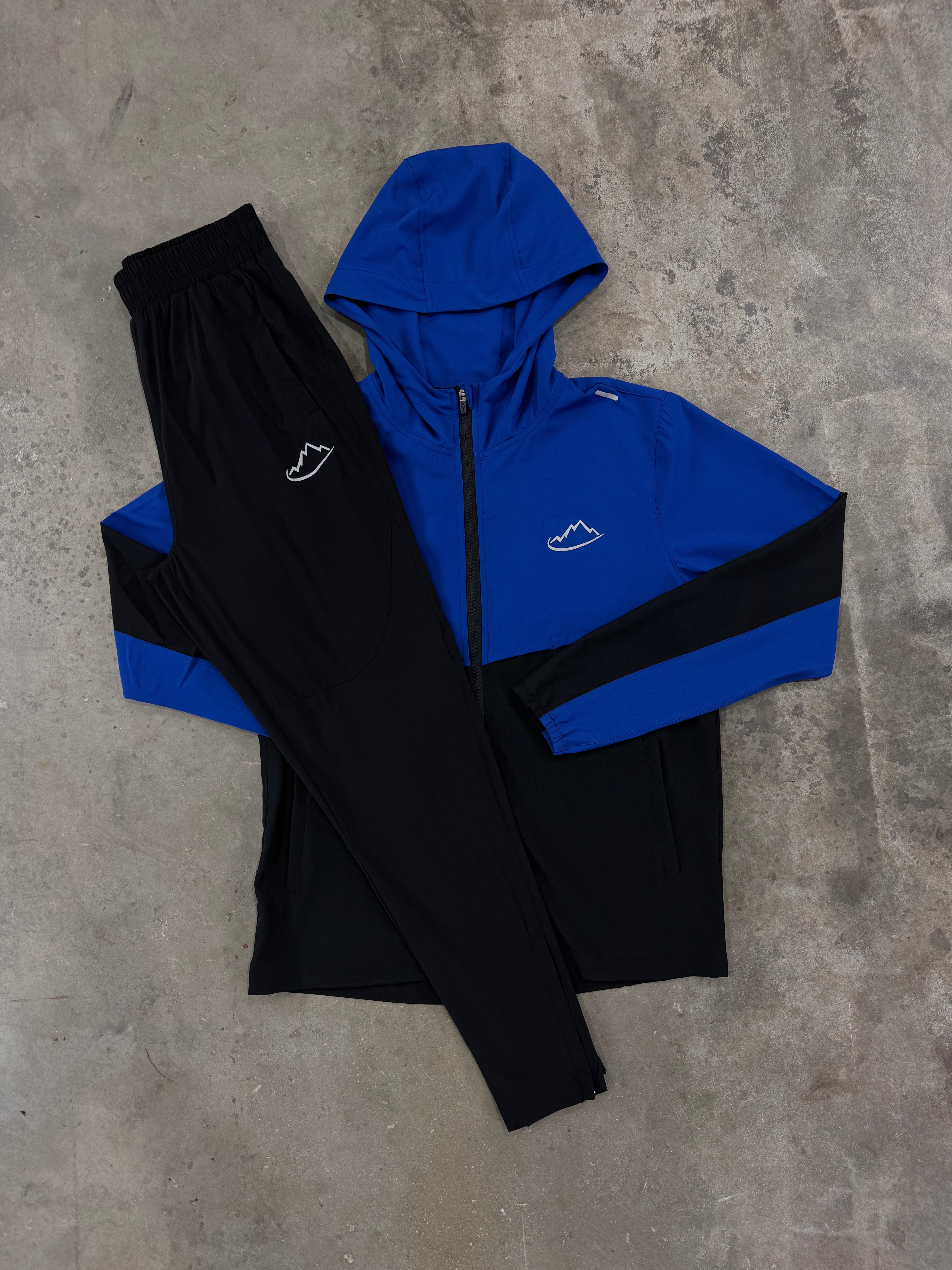 Adapt To Running 2.0 Blue/ Black Tracksuit - Windbreaker / Pants