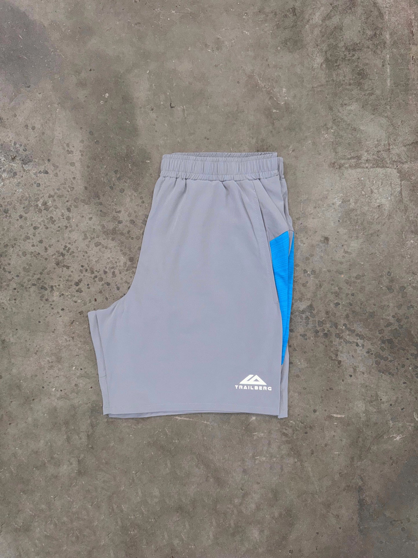 Trailberg Cloud SS25 Short - Grey / Atomic Blue