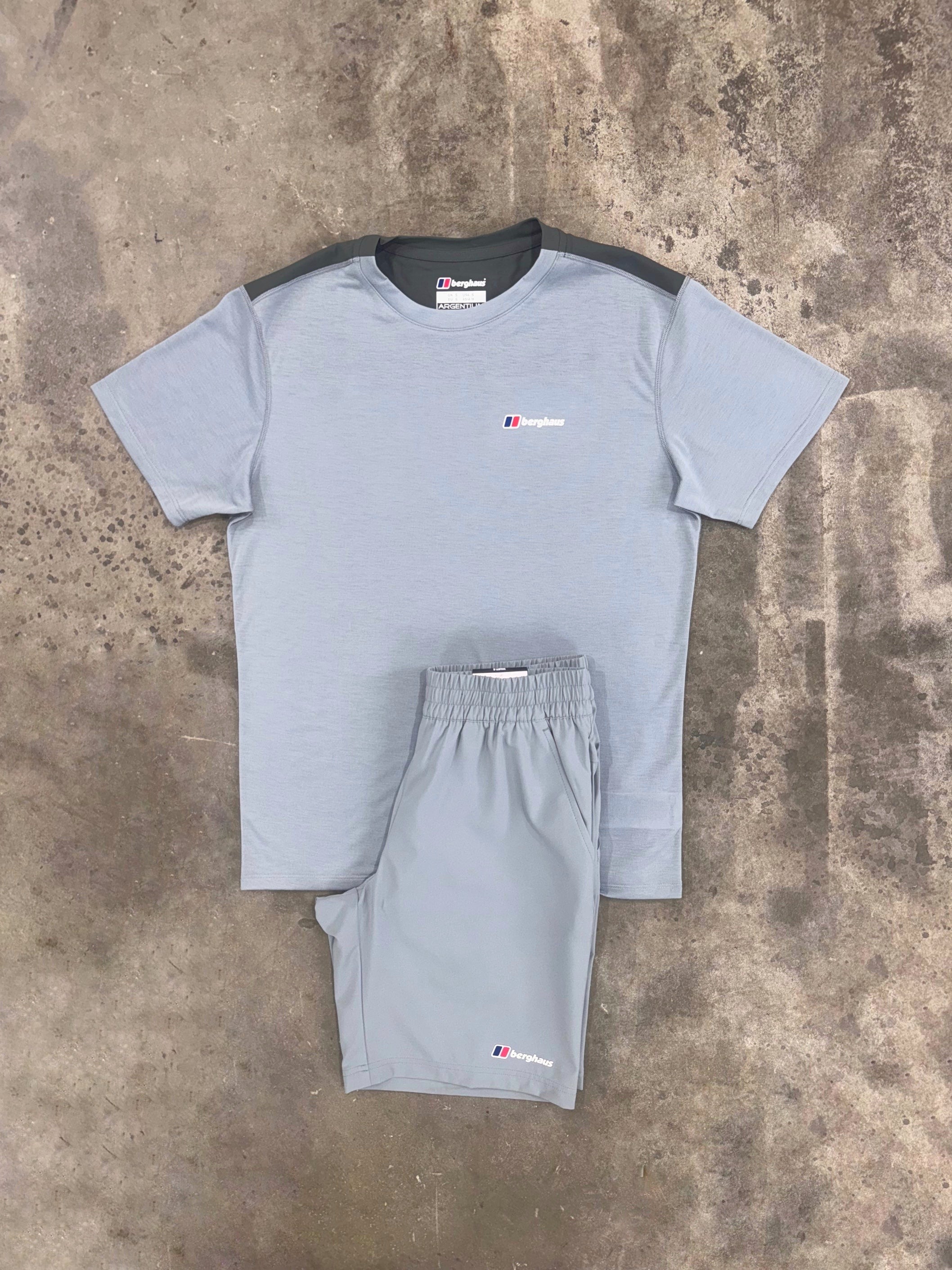 Berghaus Terrain Trek Grey Set - T Shirt / Short