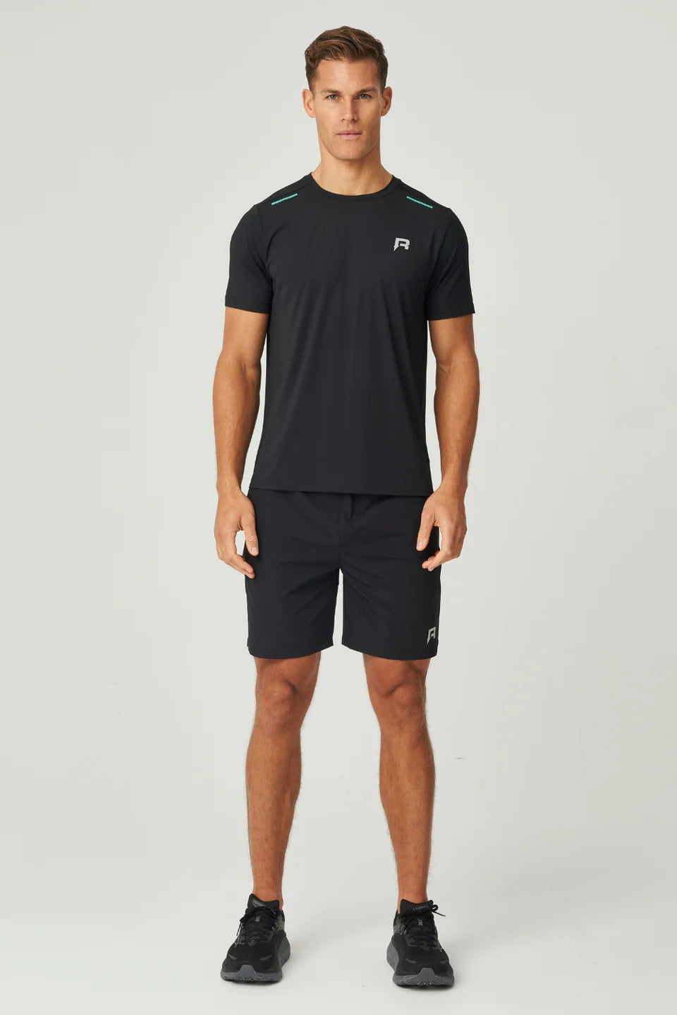 Reprimo Flight Short - Black / Cyan