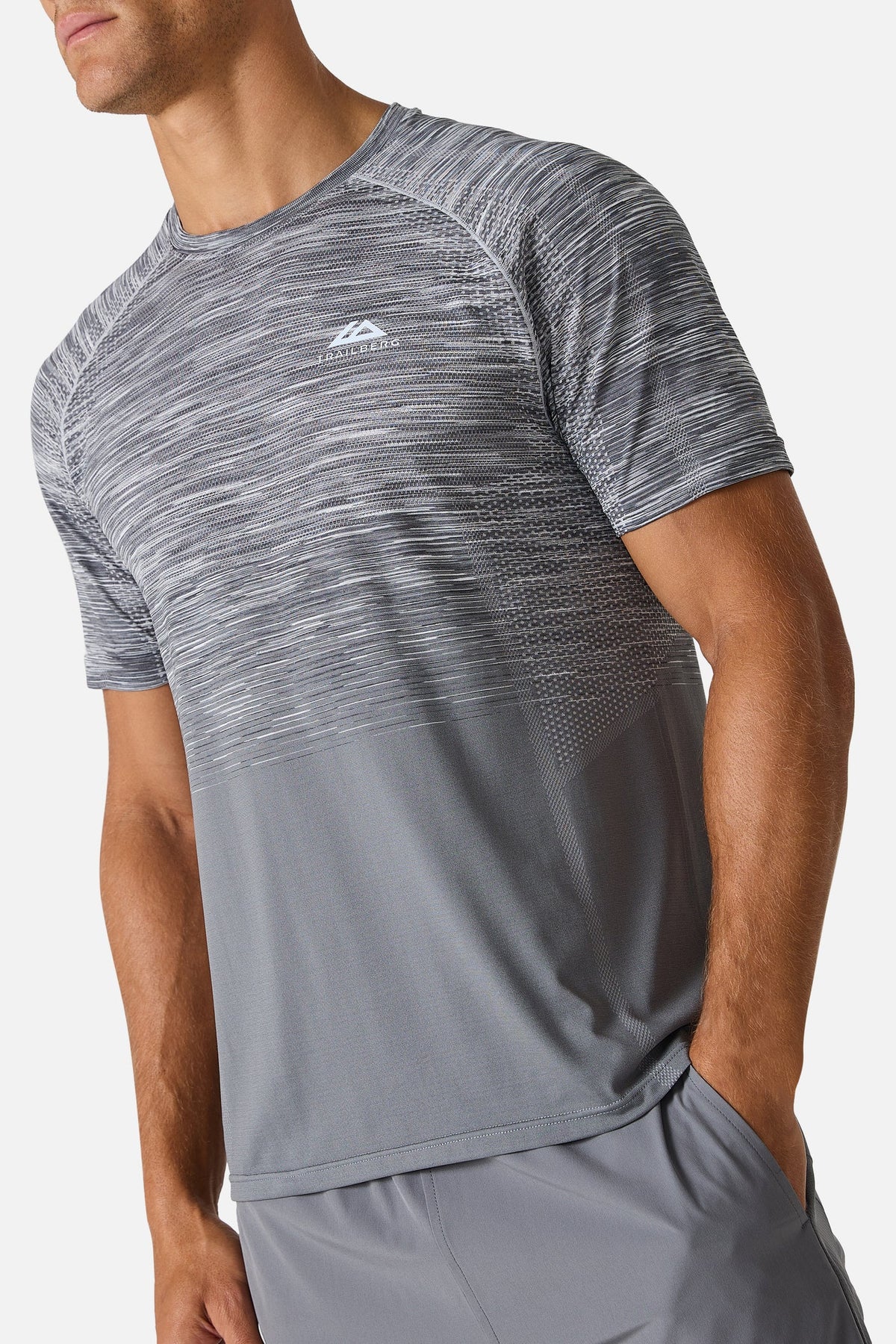 Trailberg Arc Seamless T Shirt - Nightfall Grey