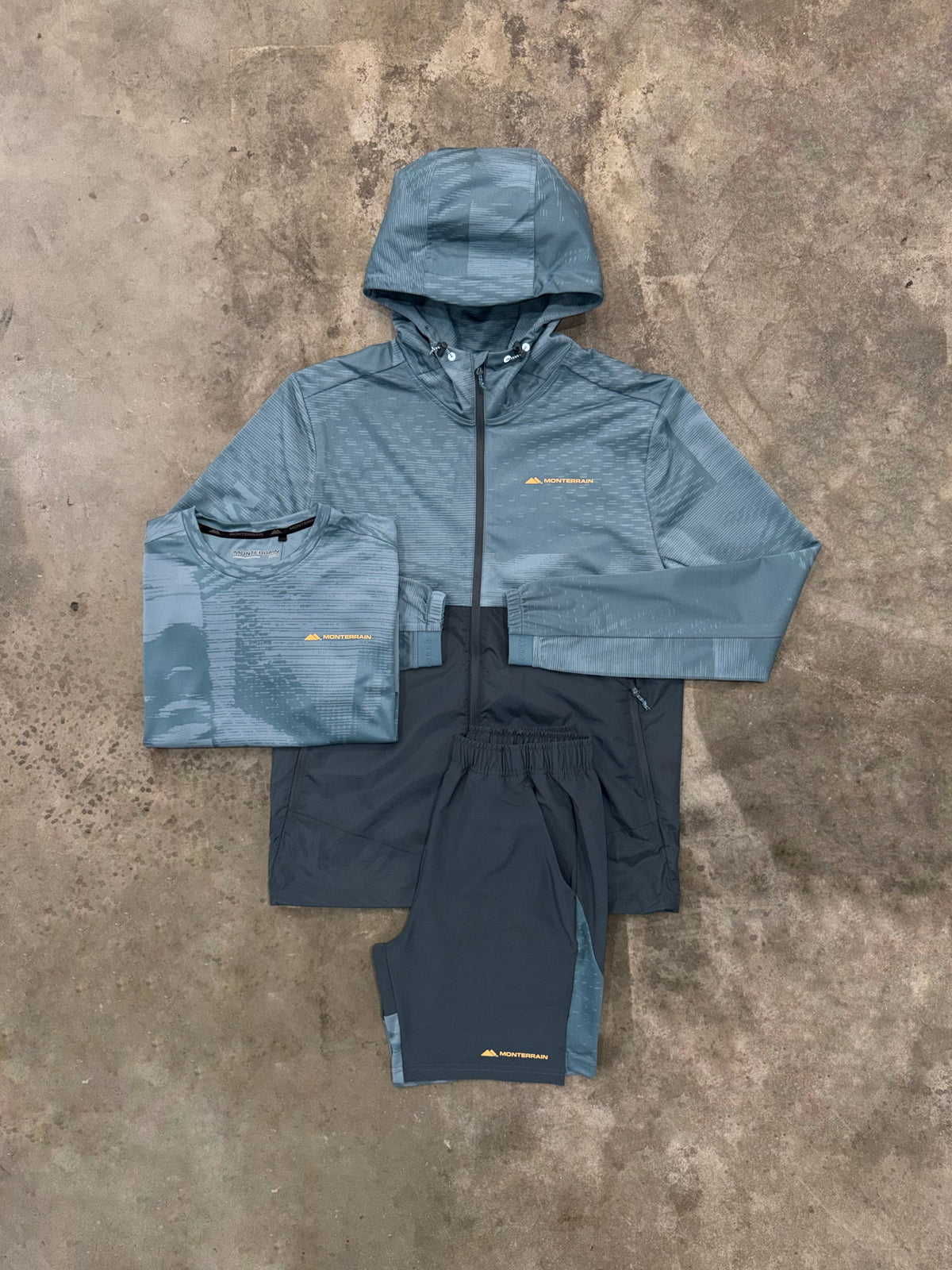 Monterrain Divide Twilight 3 Piece Set - Jacket / T Shirt / Short