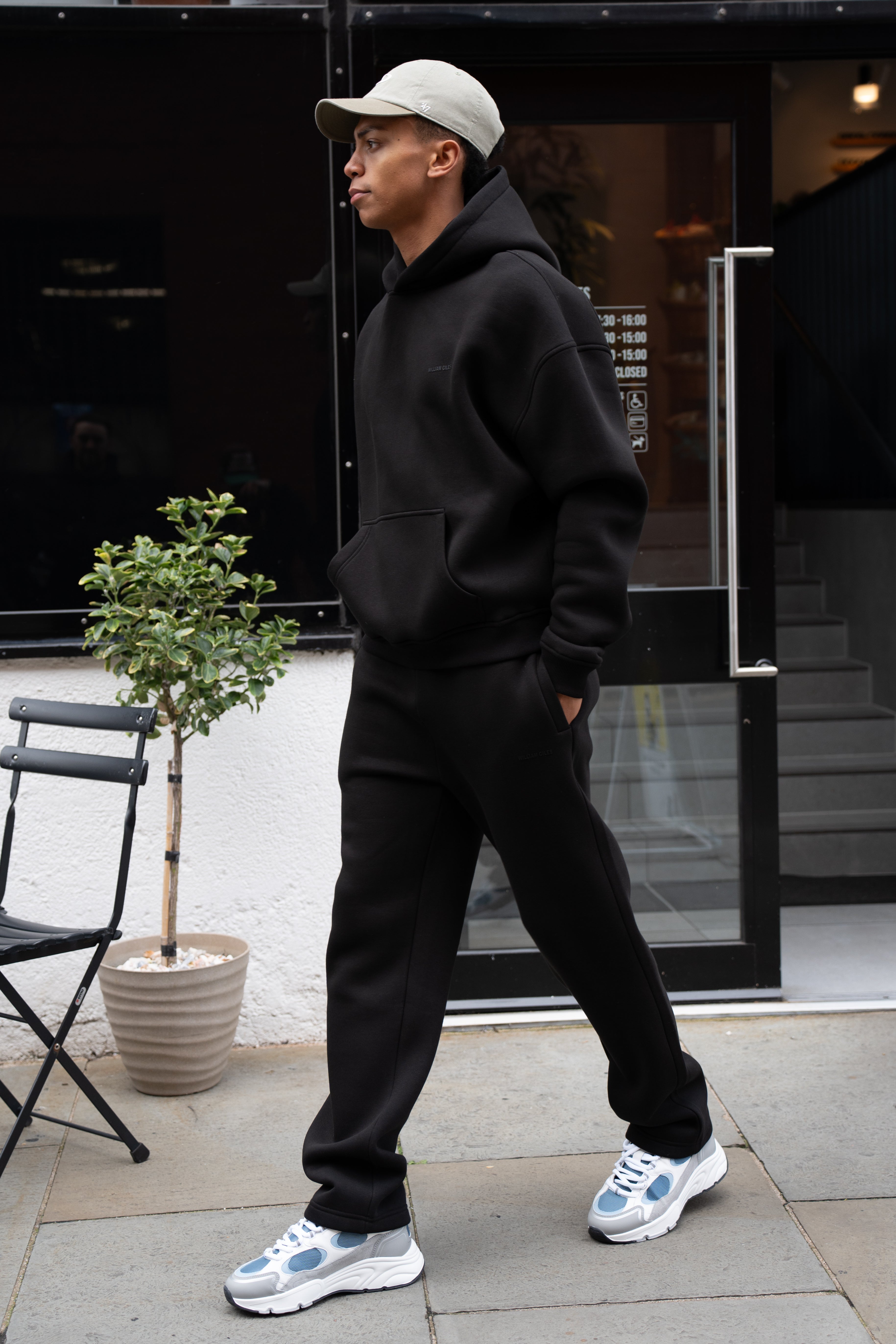 William Giles Black Hoodie Tracksuit - Hoodie / Jogger