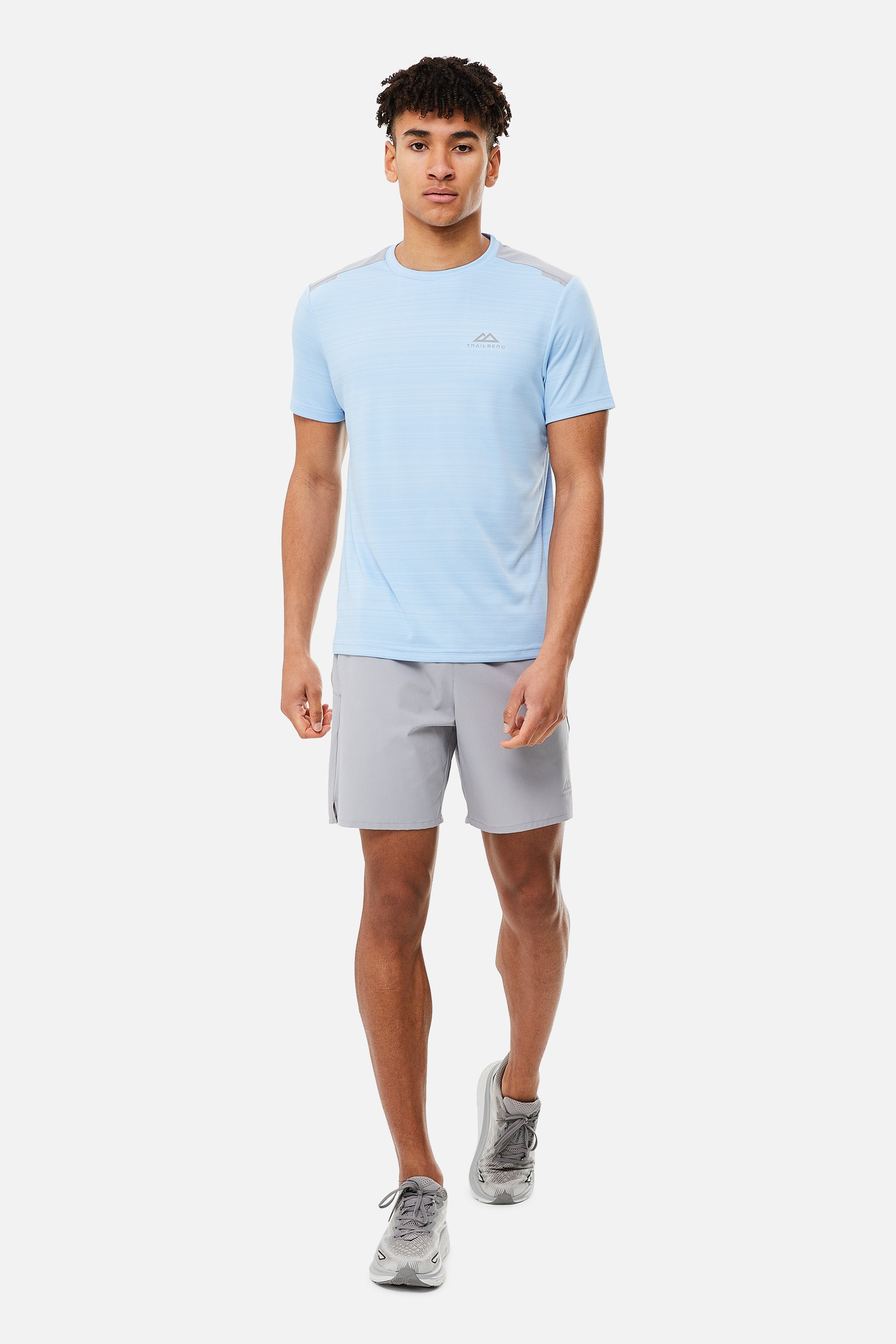 Trailberg Cloud SS24 Short - Sky Blue / Grey