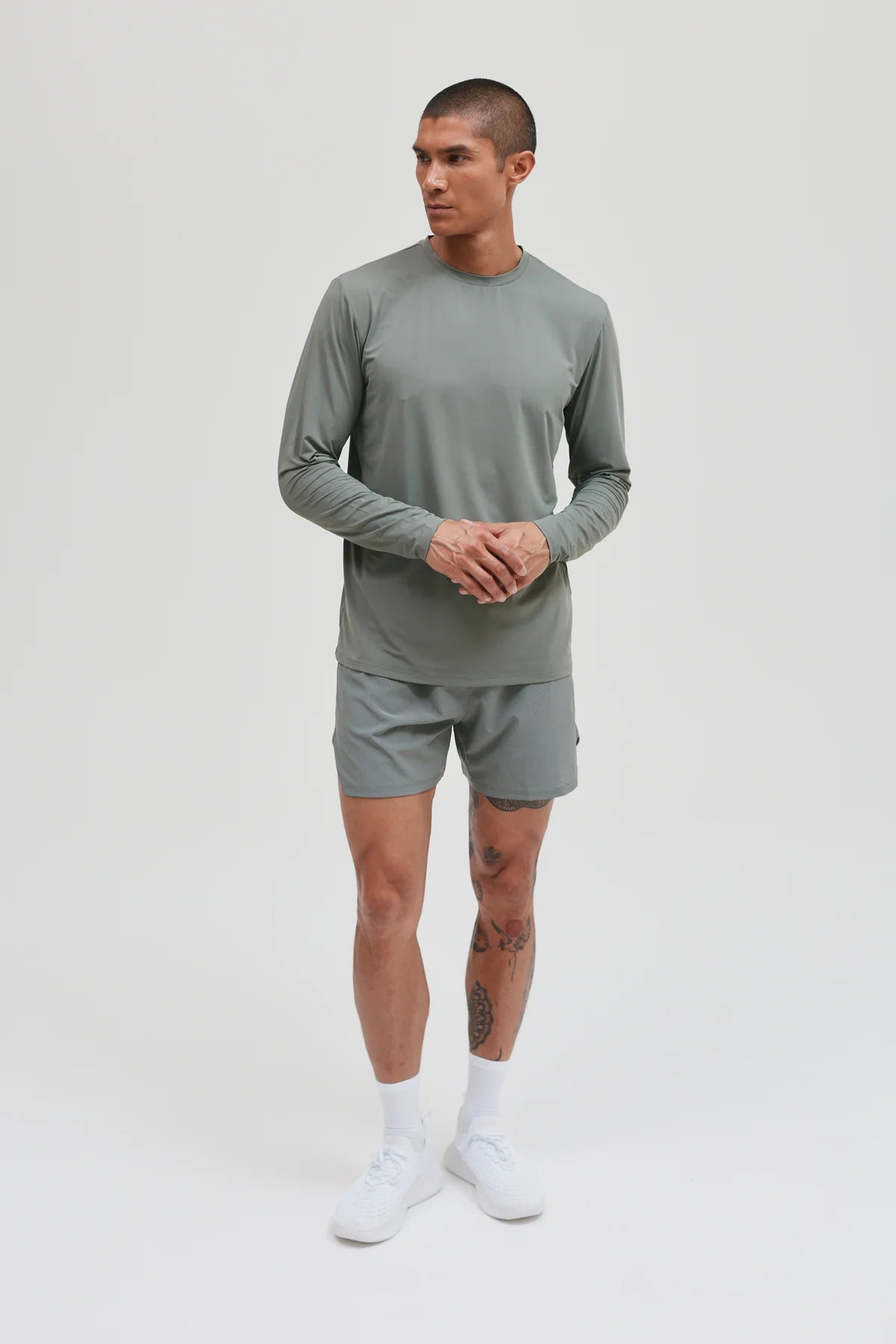 Condition Aero Long Sleeve T Shirt - Silver Sage