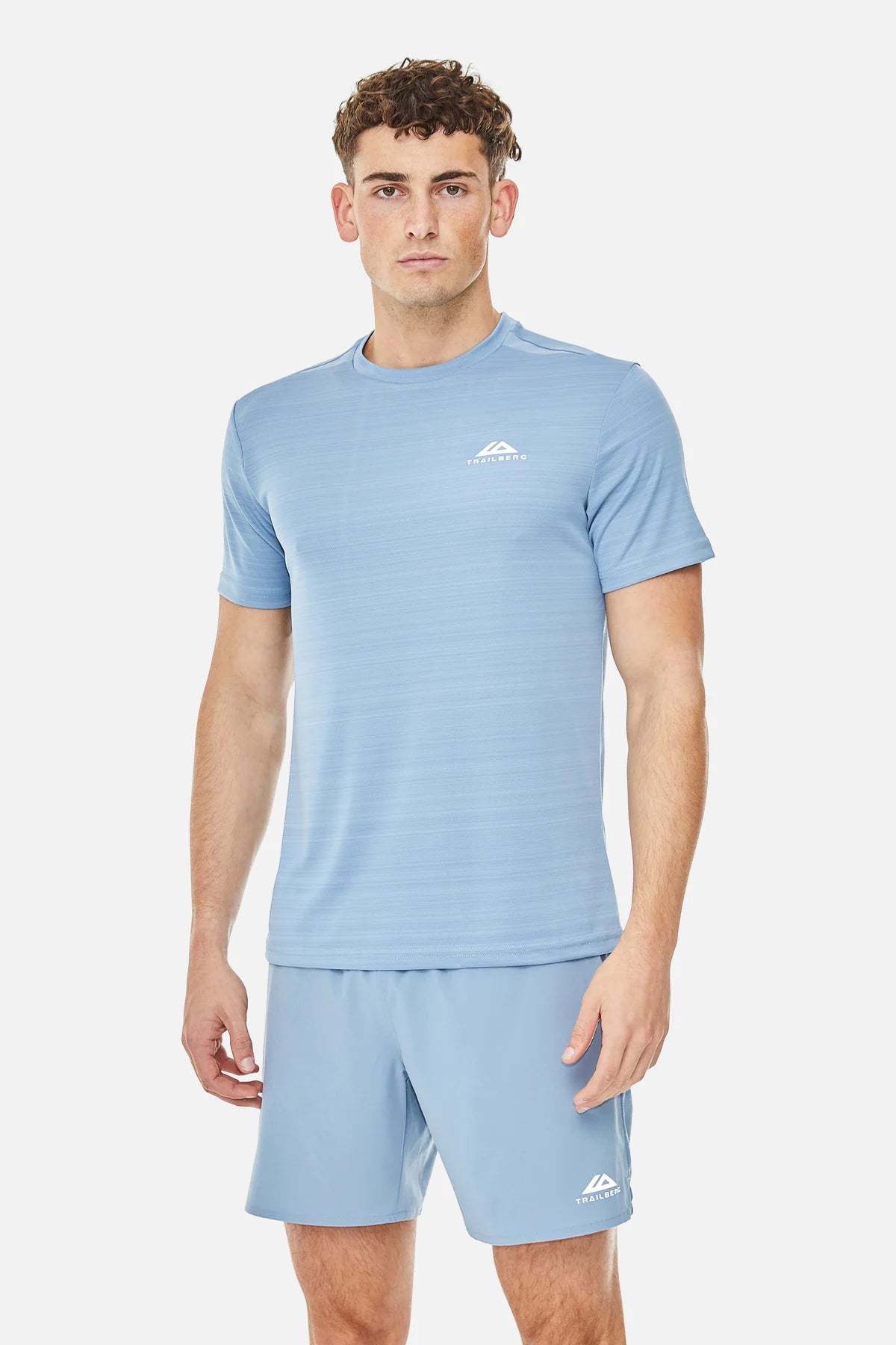 Trailberg Cloud SS25 Blue Fog 3 Piece Set - Jacket / T Shirt / Short