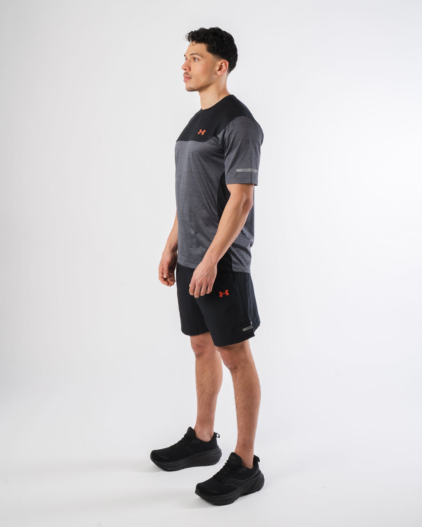 Under Armour Utility Black Red Set - T Shirt / Short