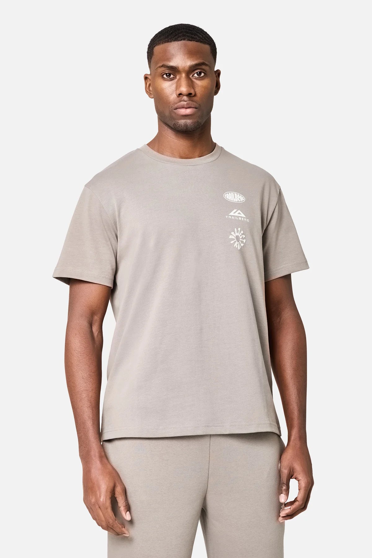 Trailberg Vector Cotton T Shirt - Mocha Brown from DripModa