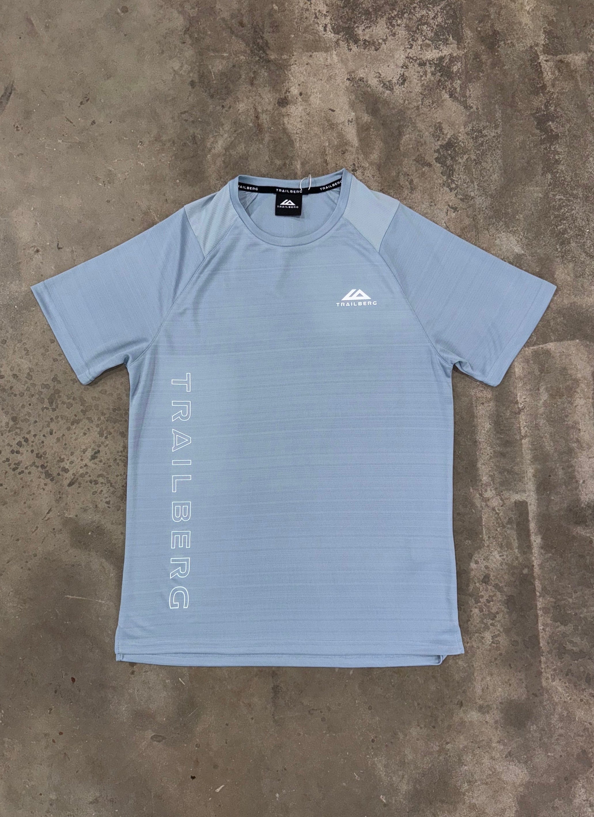 Trailberg Triathlon T Shirt - Blue Fog