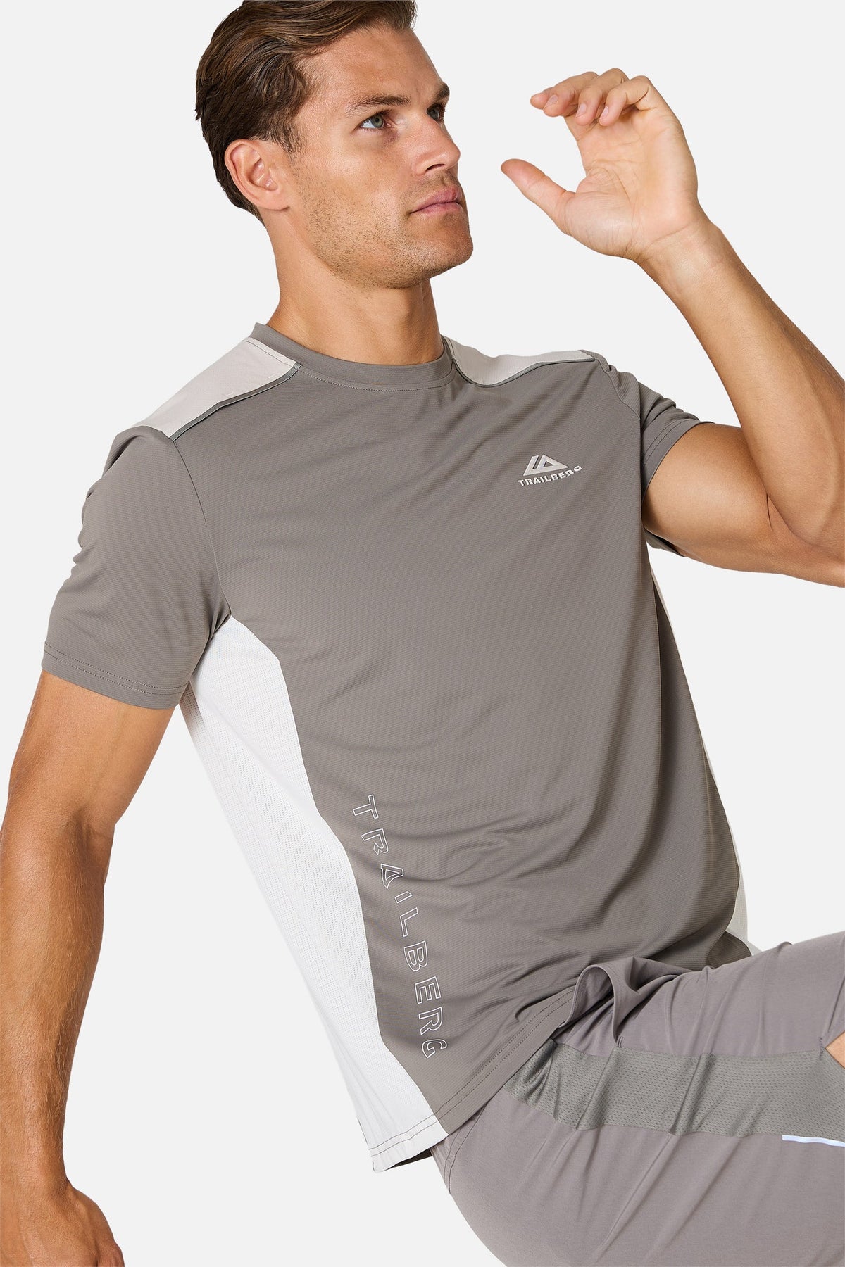 Trailberg Triathlon Ultra Mocha 3 Piece Set - Quarter Zip / T Shirt / Short